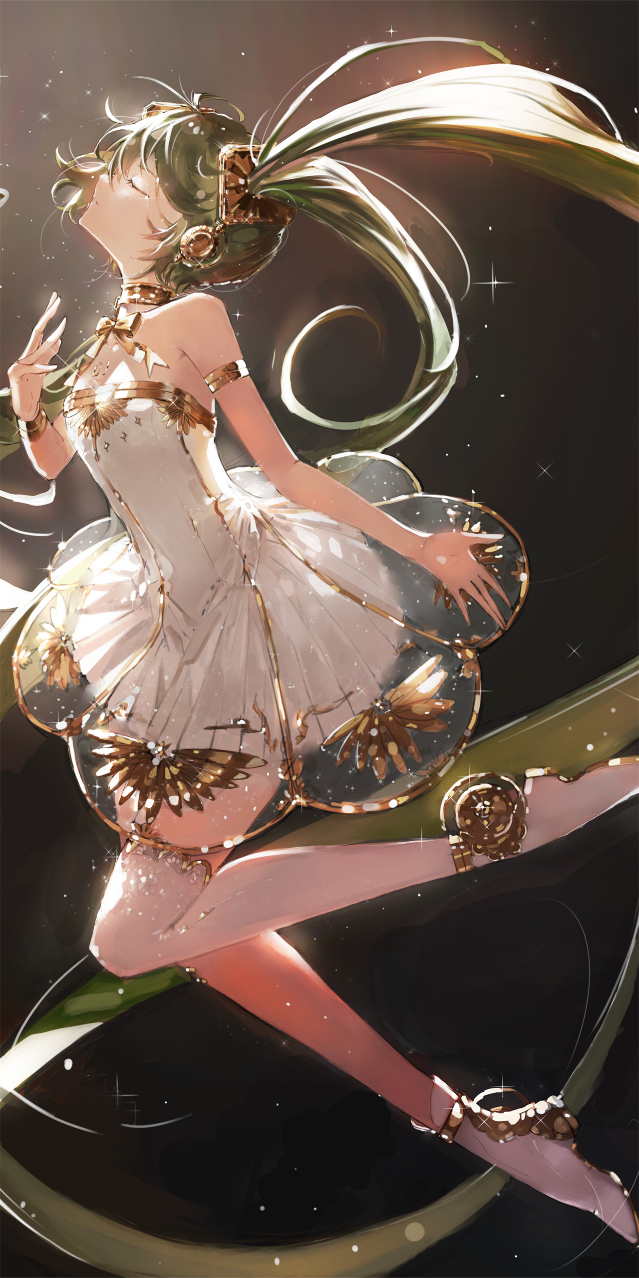【全屏手机壁纸】双马尾的初音未来 动漫手机壁纸推荐 2k壁纸 4k壁纸 二次元图片壁纸 0702期 手机壁纸-第5张