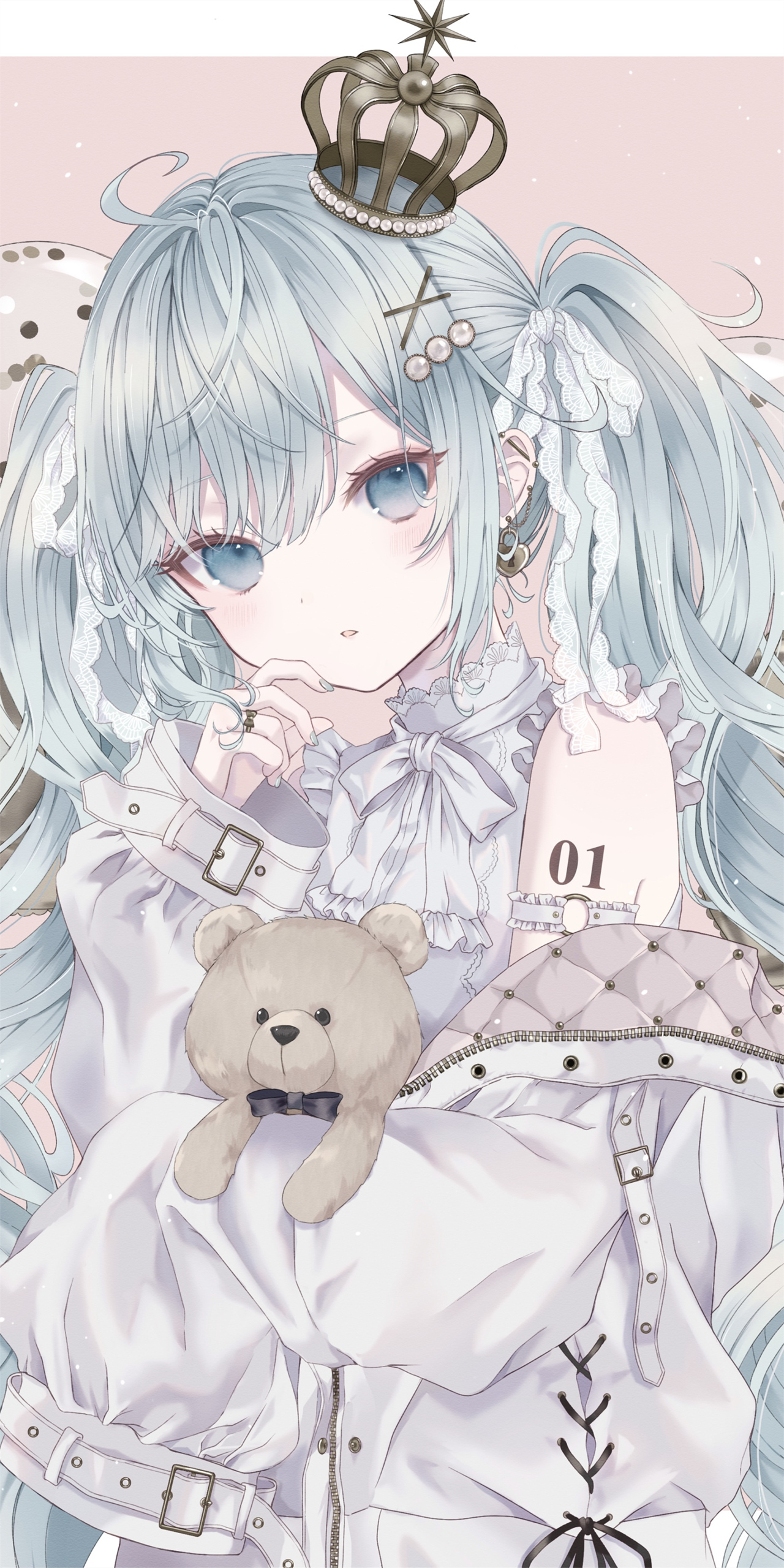 【全屏手机壁纸】双马尾的初音未来 动漫手机壁纸推荐 2k壁纸 4k壁纸 二次元图片壁纸 0702期 手机壁纸-第8张