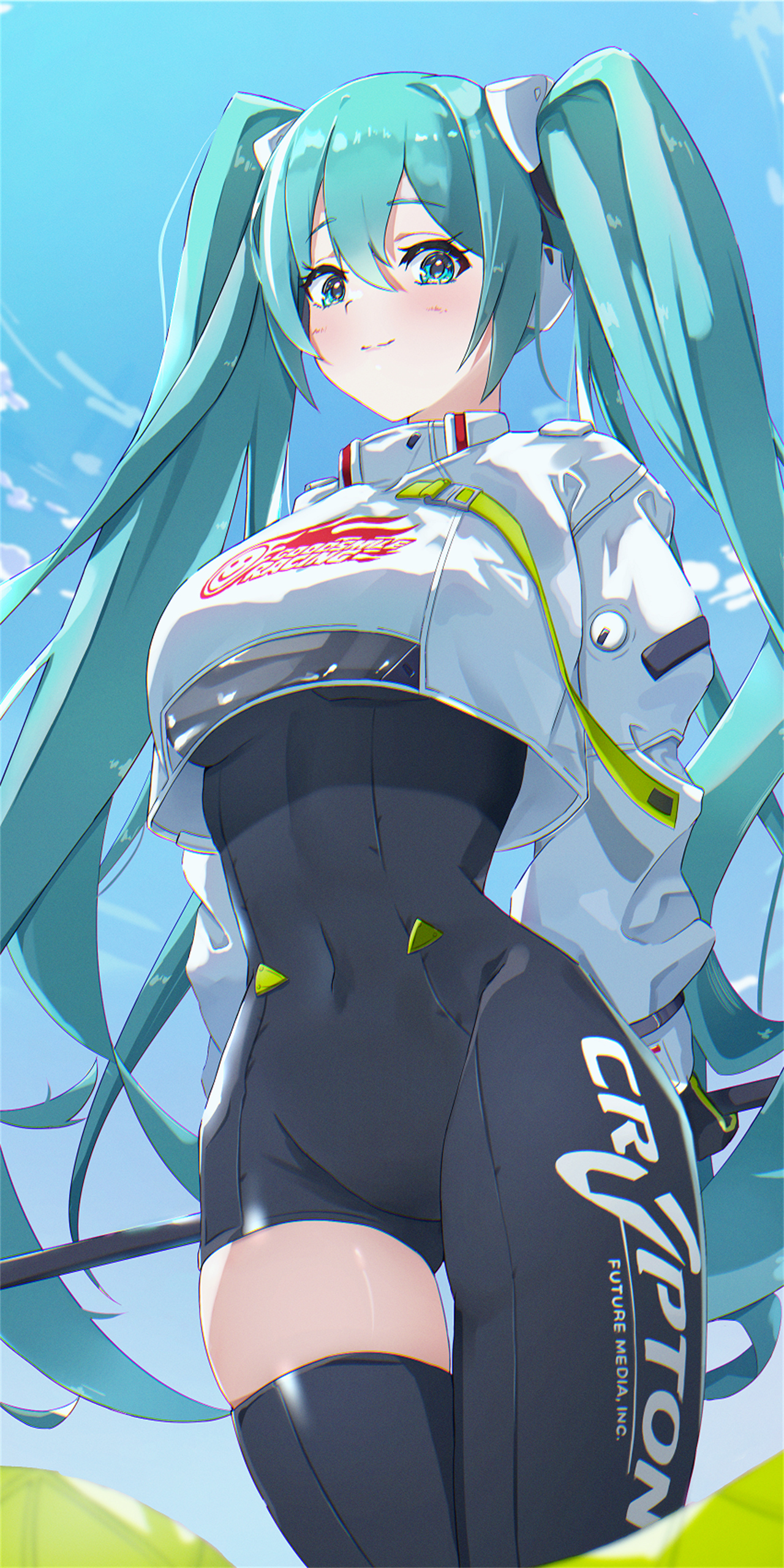 【全屏手机壁纸】双马尾的初音未来 动漫手机壁纸推荐 2k壁纸 4k壁纸 二次元图片壁纸 0702期 手机壁纸-第11张