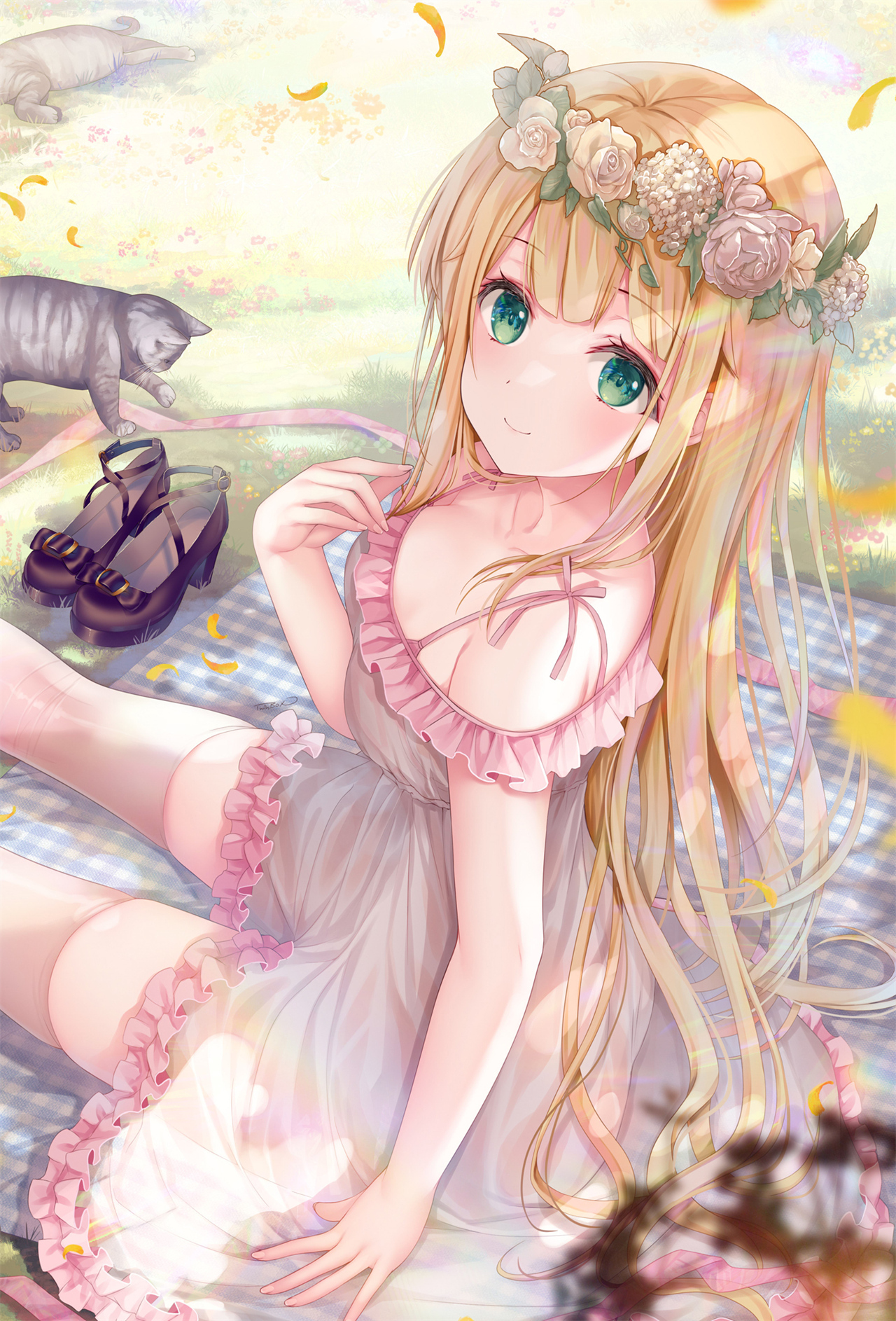 【插画美图推荐】白色连衣裙 赛马娘 东海帝王 原神胡桃插画壁纸推荐 P站美图-第5张