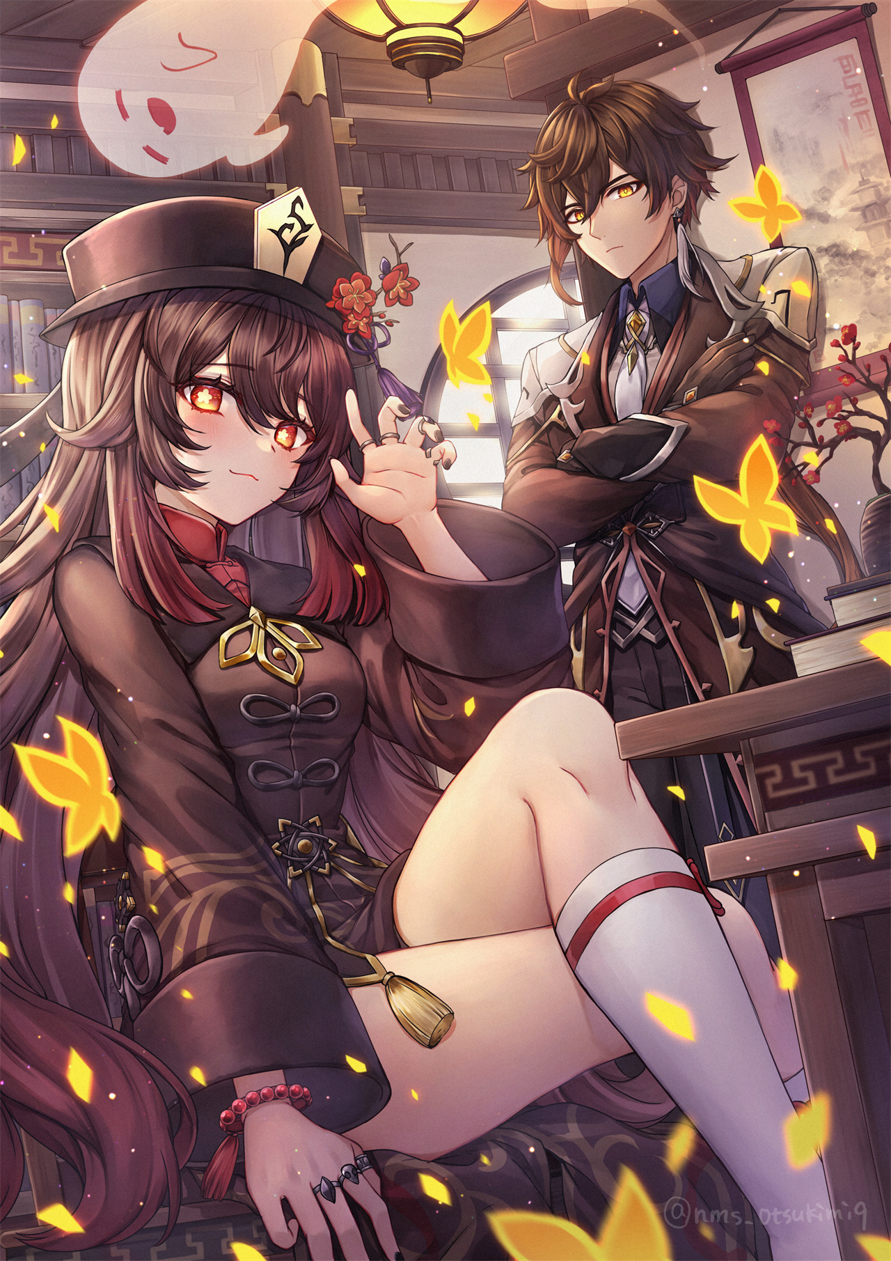 【插画美图推荐】白色连衣裙 赛马娘 东海帝王 原神胡桃插画壁纸推荐 P站美图-第7张