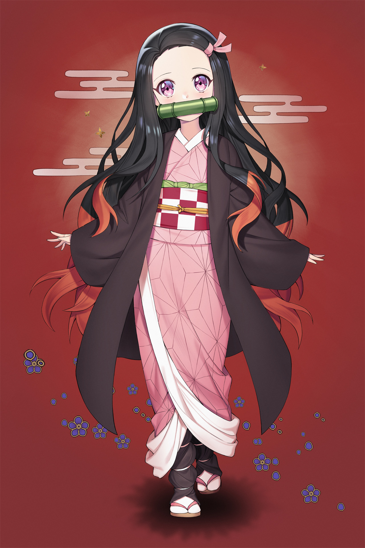 【美图插画推荐】鬼灭之刃  灶门祢豆子同人插画特辑 P站美图-第2张