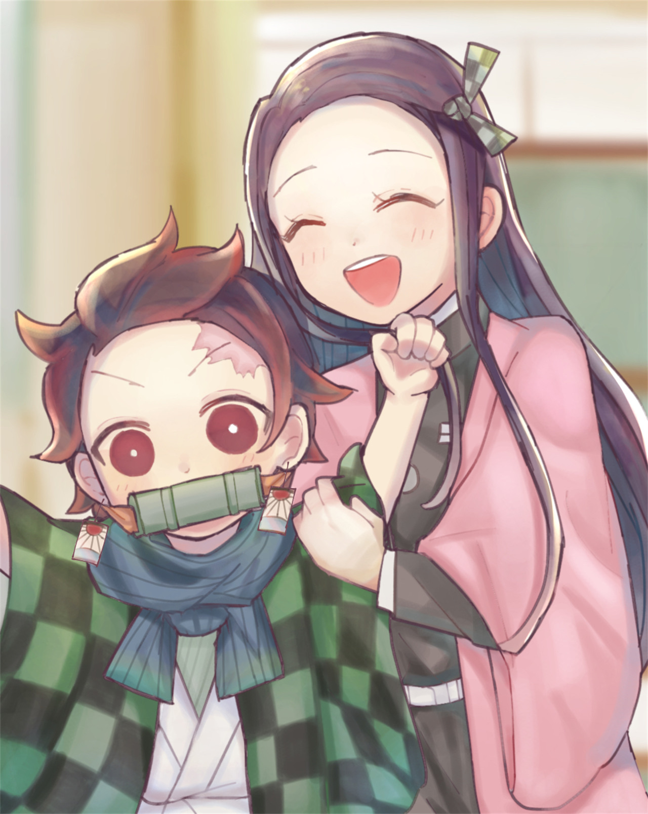 【美图插画推荐】鬼灭之刃  灶门祢豆子同人插画特辑 P站美图-第7张