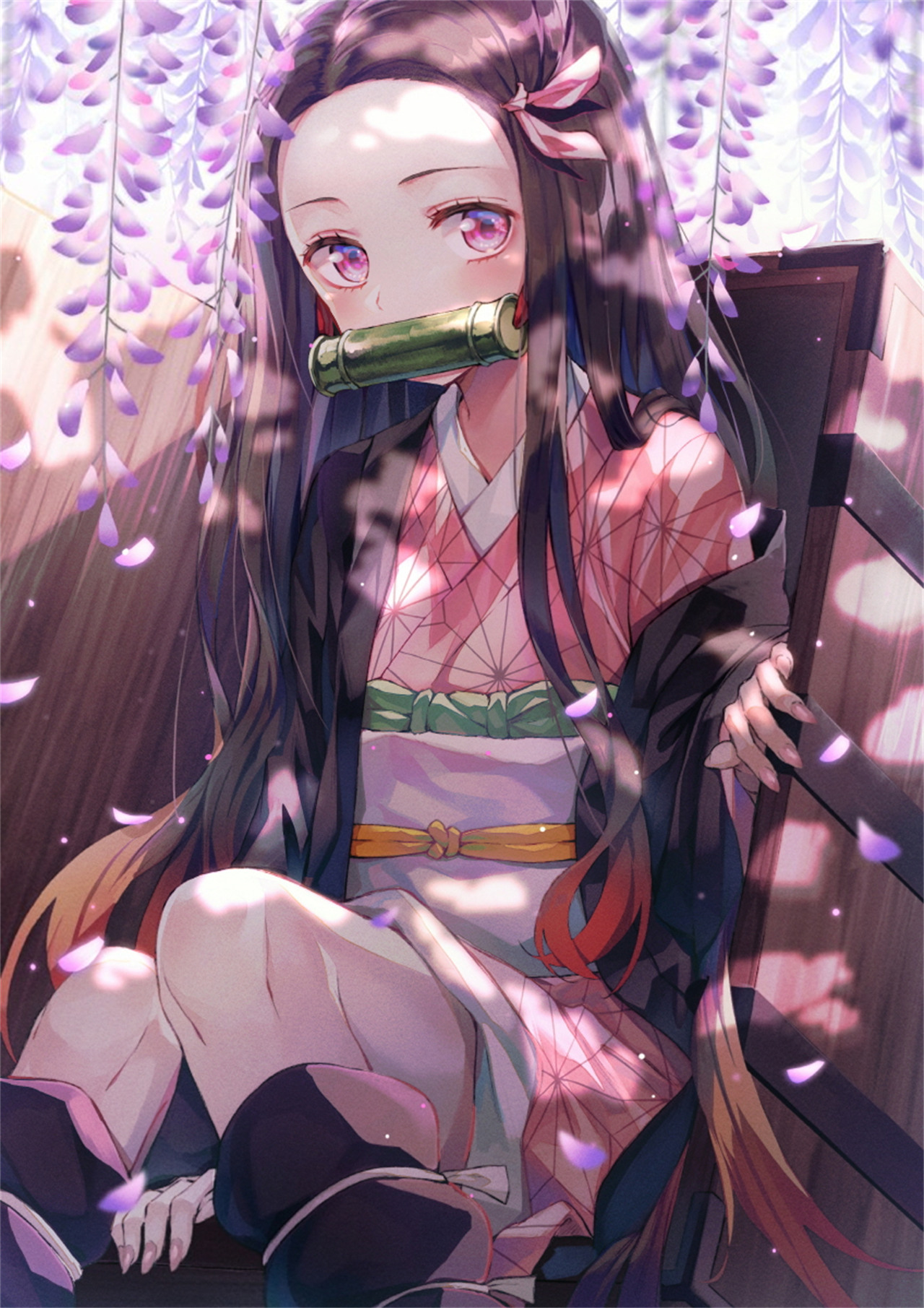 【美图插画推荐】鬼灭之刃  灶门祢豆子同人插画特辑 P站美图-第8张