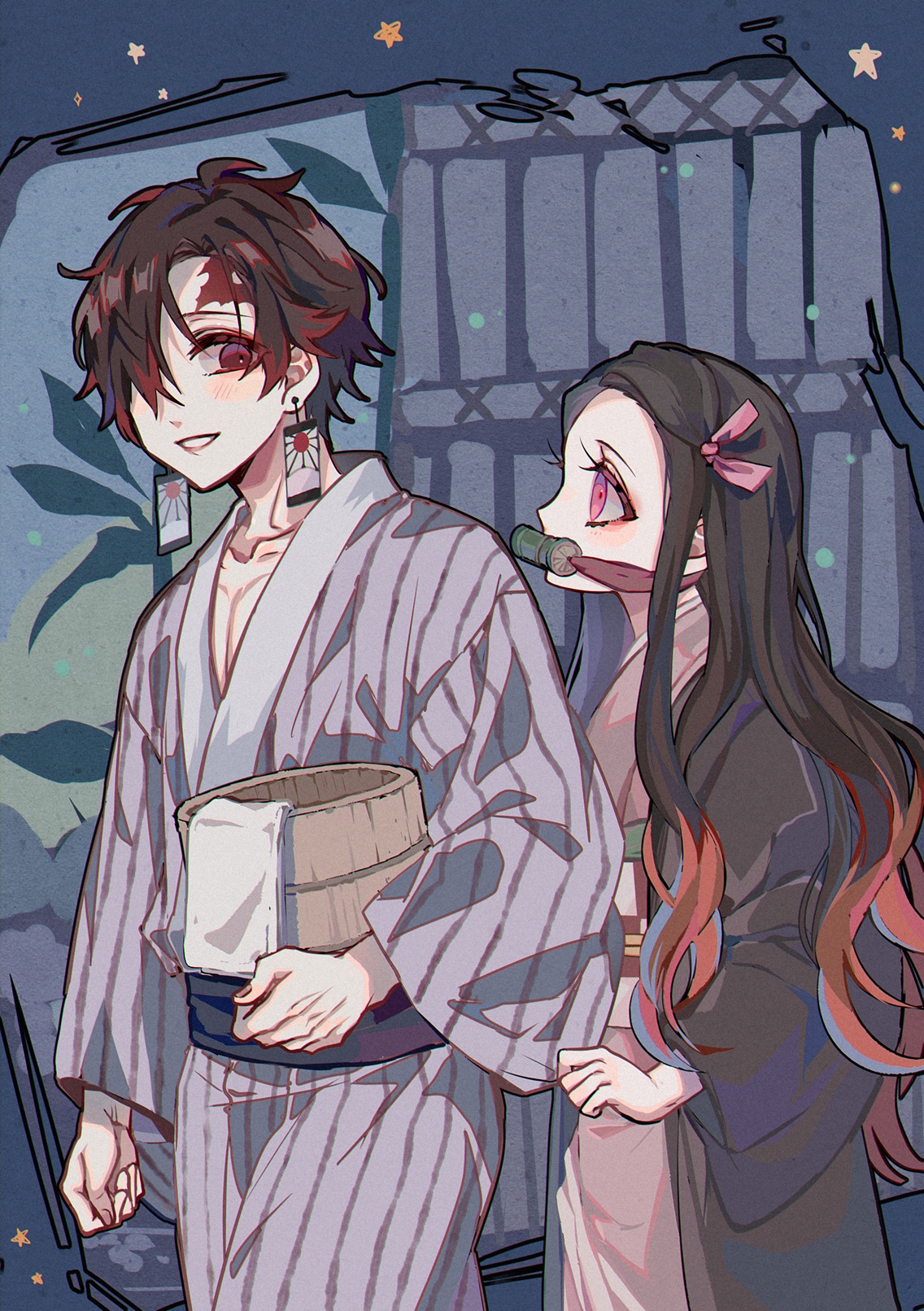 【美图插画推荐】鬼灭之刃  灶门祢豆子同人插画特辑 P站美图-第6张