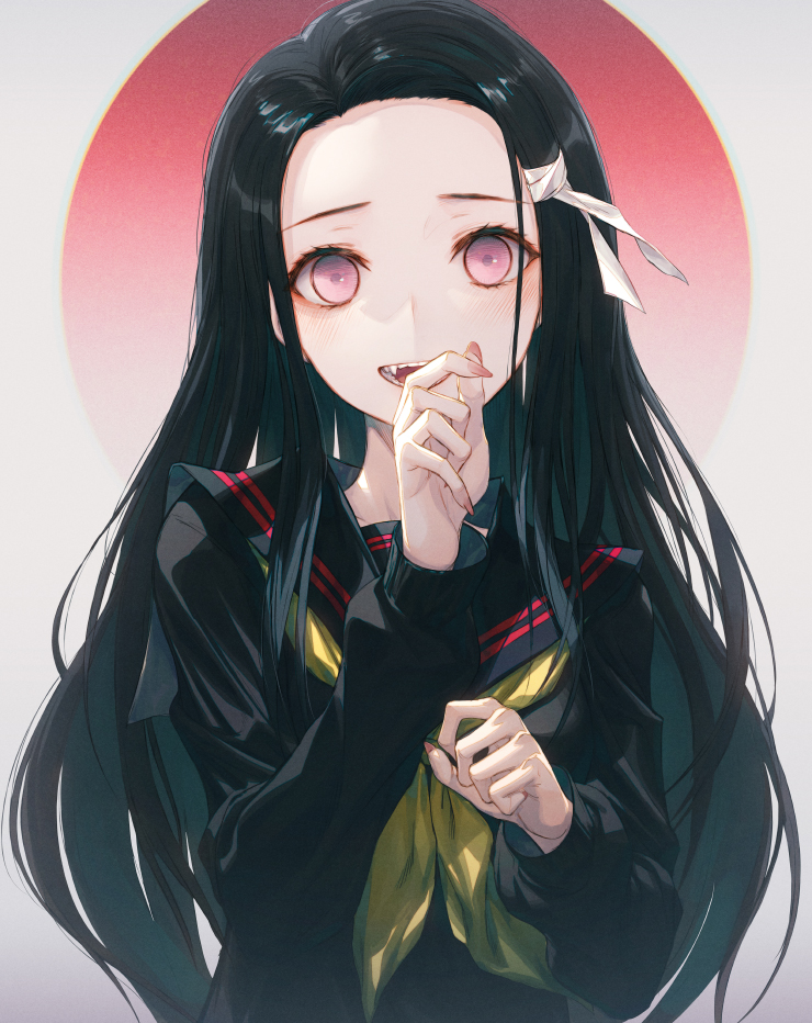 【美图插画推荐】鬼灭之刃  灶门祢豆子同人插画特辑 P站美图-第4张