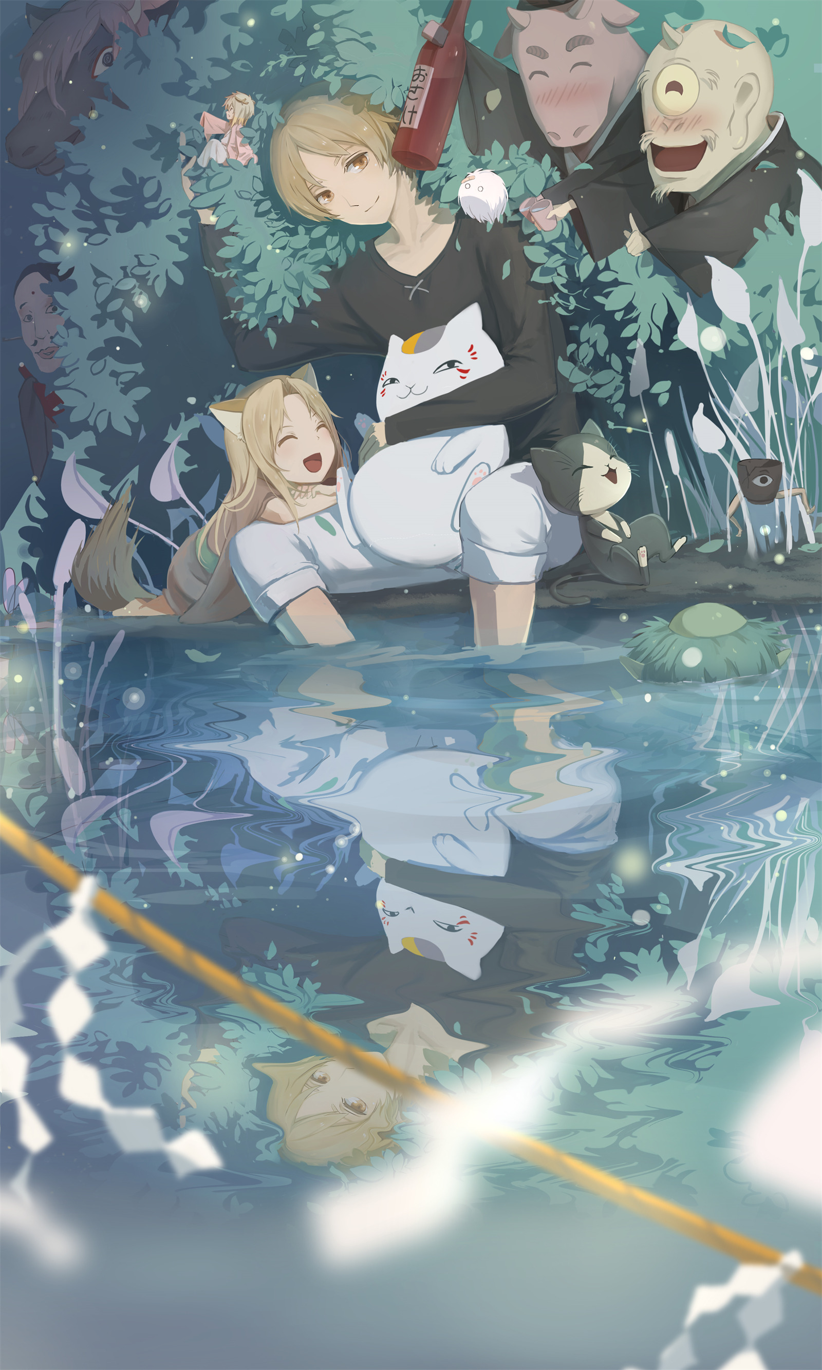 【插画推荐】请把我名字还给我！《夏目友人帐》 夏目贵志同人插画 P站美图-第1张