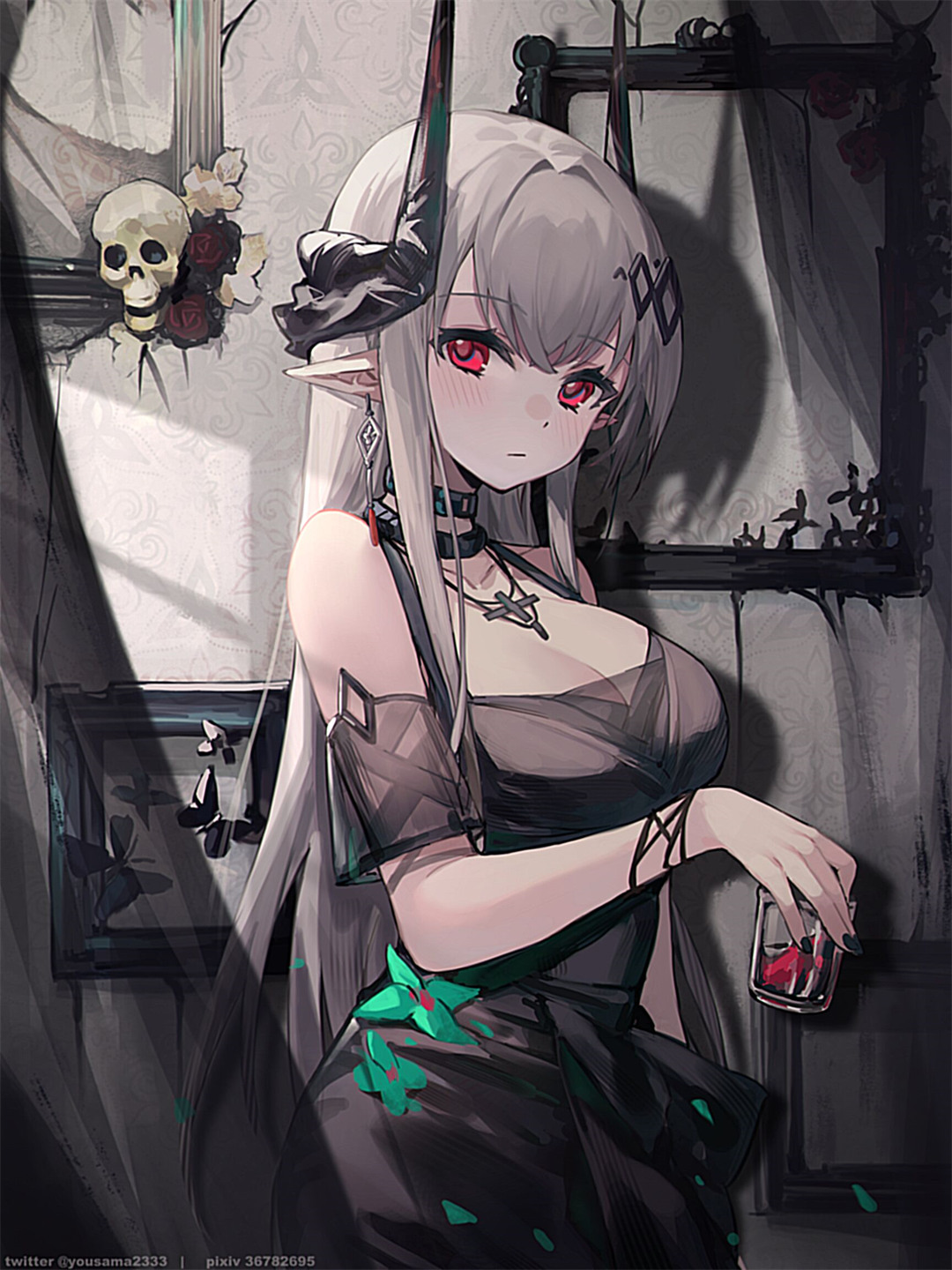 【插画美图】现在我只是罗德岛的干员，我服从您的指挥。明日方舟 泥岩插画壁纸特辑 P站美图-第2张