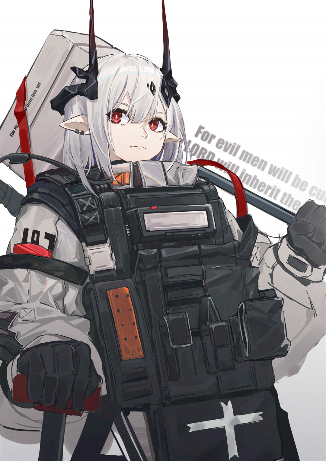 【插画美图】现在我只是罗德岛的干员，我服从您的指挥。明日方舟 泥岩插画壁纸特辑 P站美图-第16张