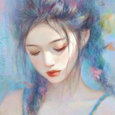 手绘女生头像动漫唯美,快换上吧让自己头像变的优秀 动漫头像-第13张