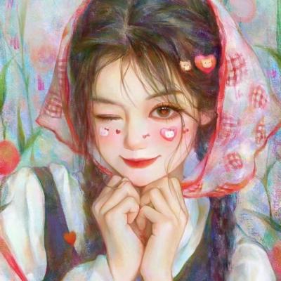 手绘女生头像动漫唯美,快换上吧让自己头像变的优秀 动漫头像-第16张