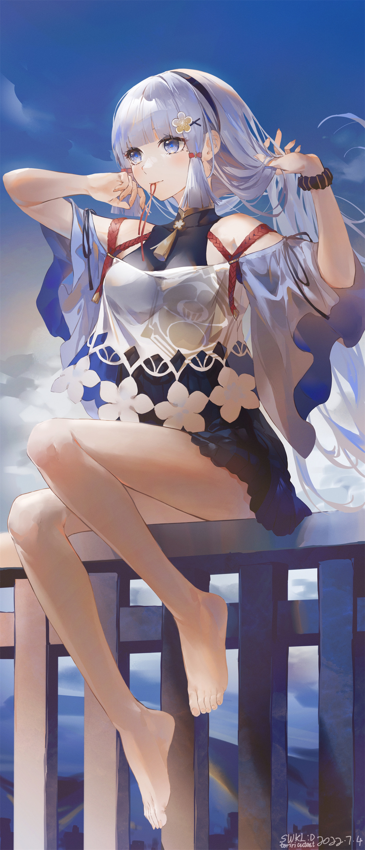【插画美图】JK制服 初音未来 原神 甘雨 八重神子和雷电将军 今日美图壁纸清凉袭来 P站美图-第5张