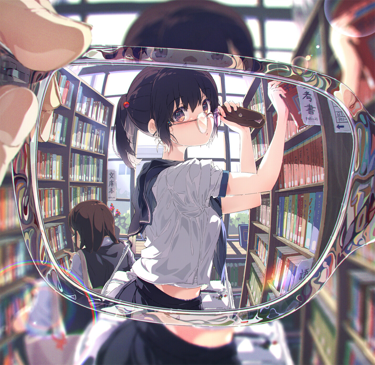【插画美图】JK制服 初音未来 原神 甘雨 八重神子和雷电将军 今日美图壁纸清凉袭来 P站美图-第6张