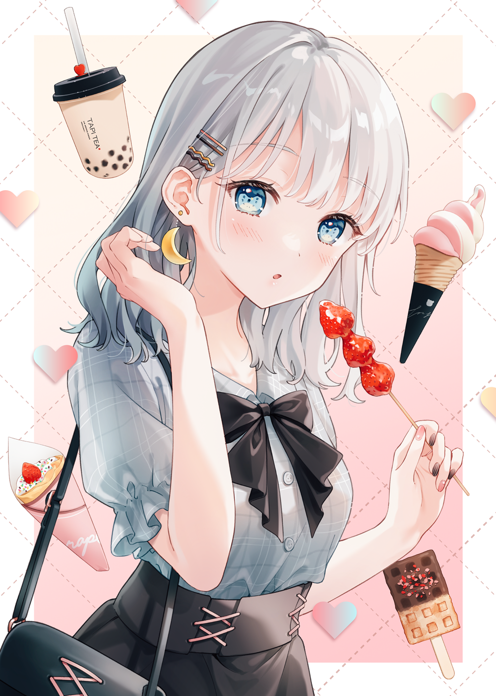 【插画美图】可爱温柔的妹子和心旷神怡的风景 今日的插画壁纸推荐 P站美图-第5张
