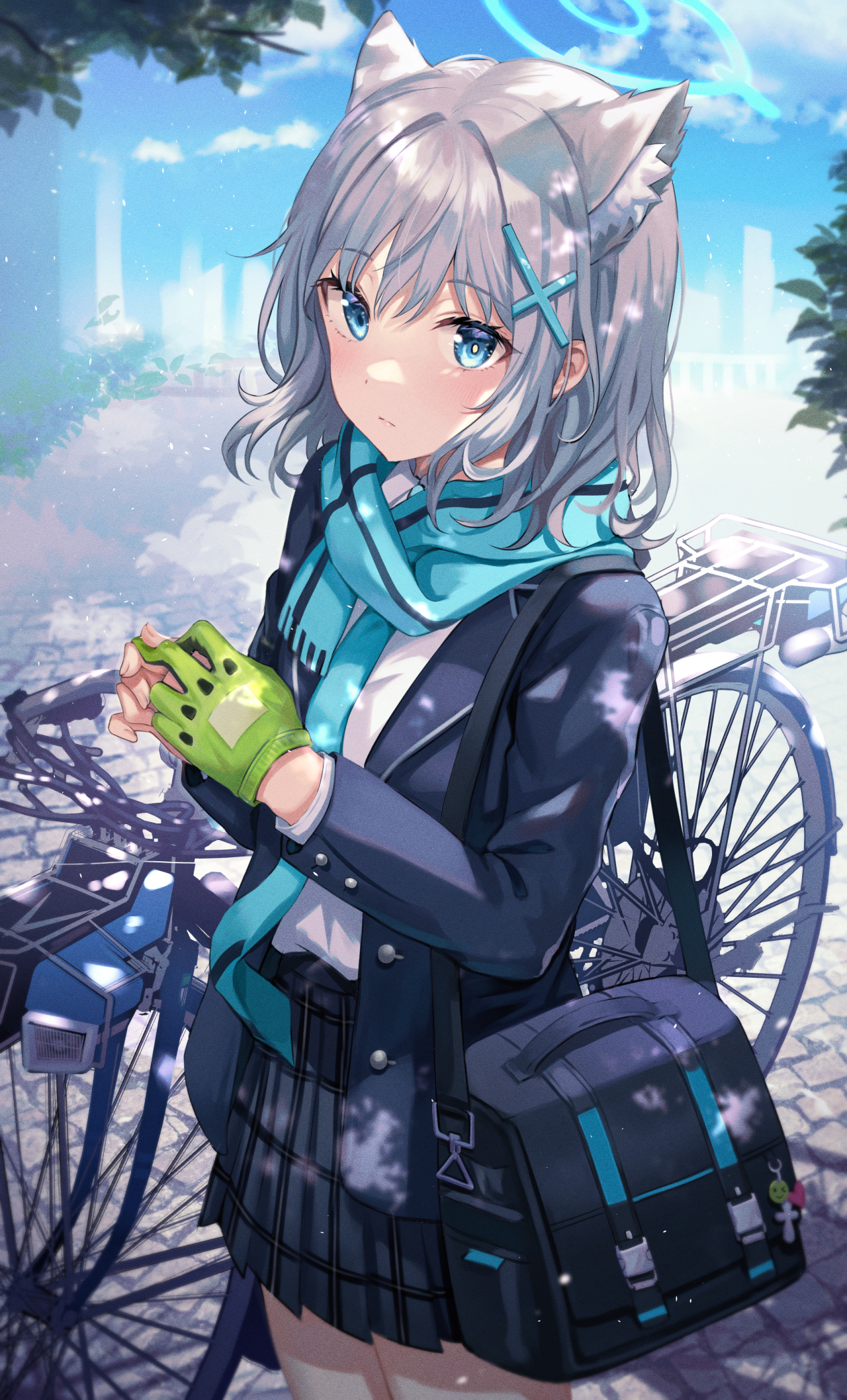 【插画美图】砂狼白子 白州梓 阿露 日奈 碧蓝档案系列美图壁纸特辑 P站美图-第16张