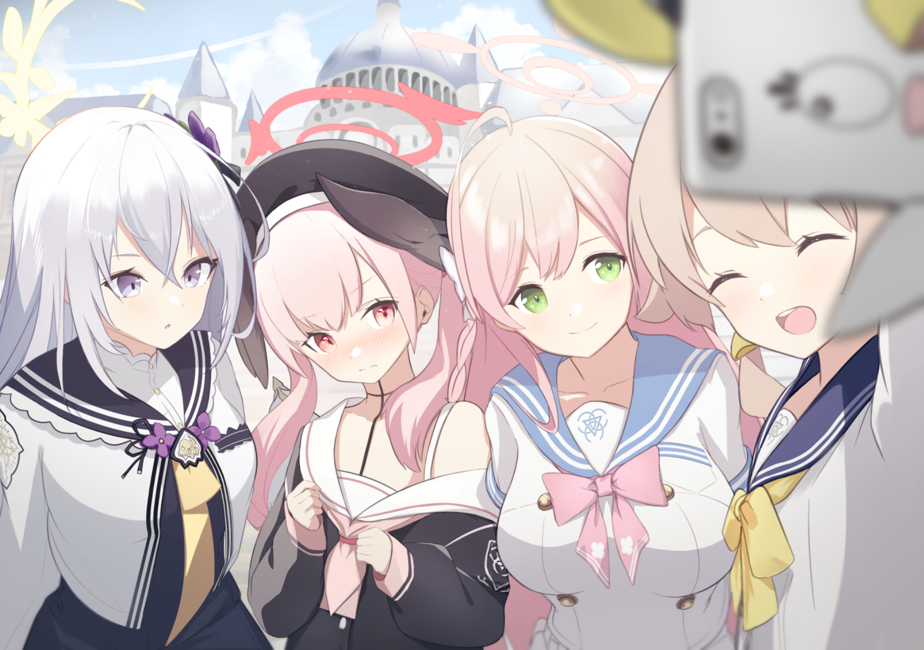 【插画美图】砂狼白子 白州梓 阿露 日奈 碧蓝档案系列美图壁纸特辑 P站美图-第20张