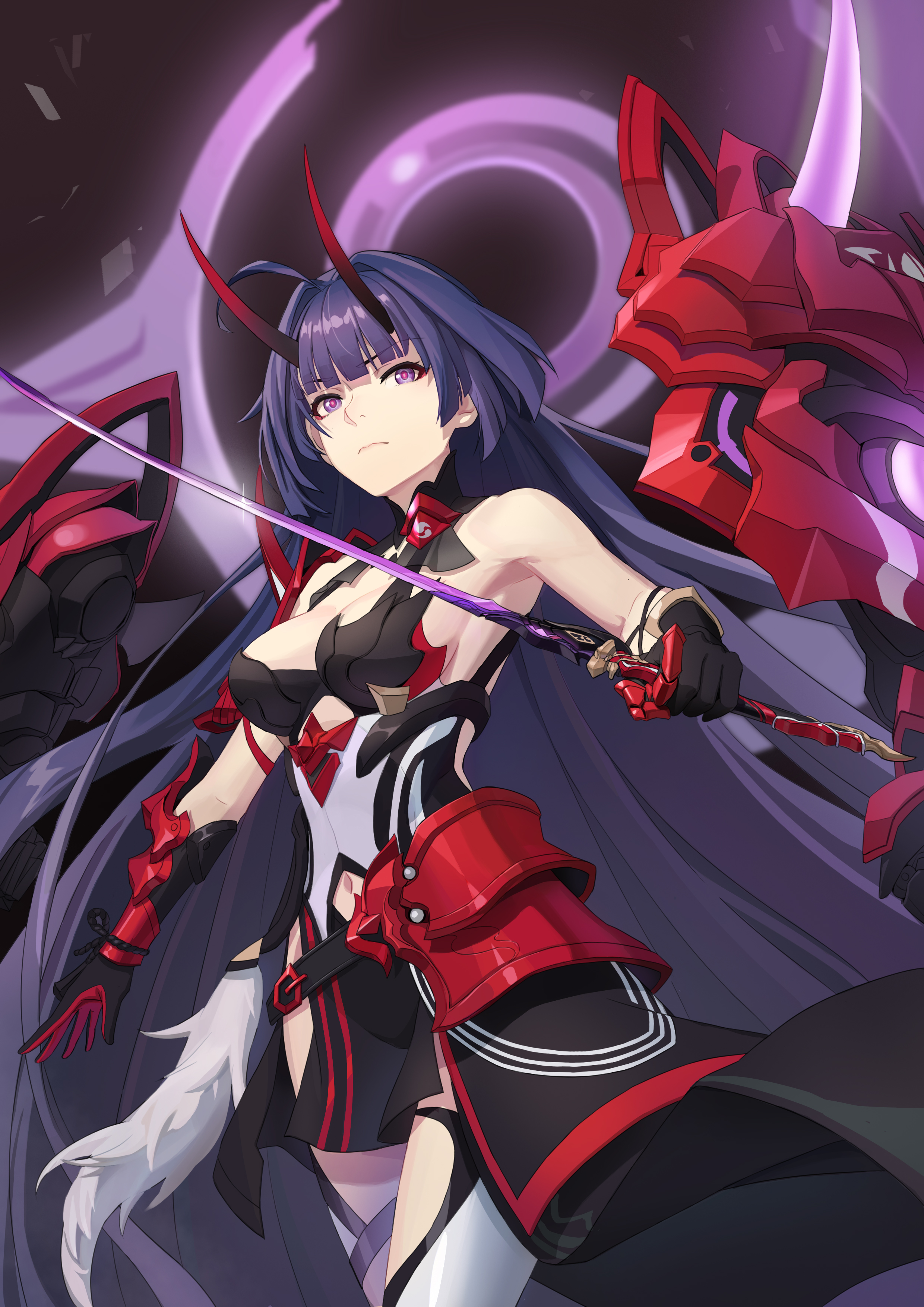 【插画美图】恶魔科学家 崩坏3 雷电芽衣同人插画特辑 P站美图-第1张