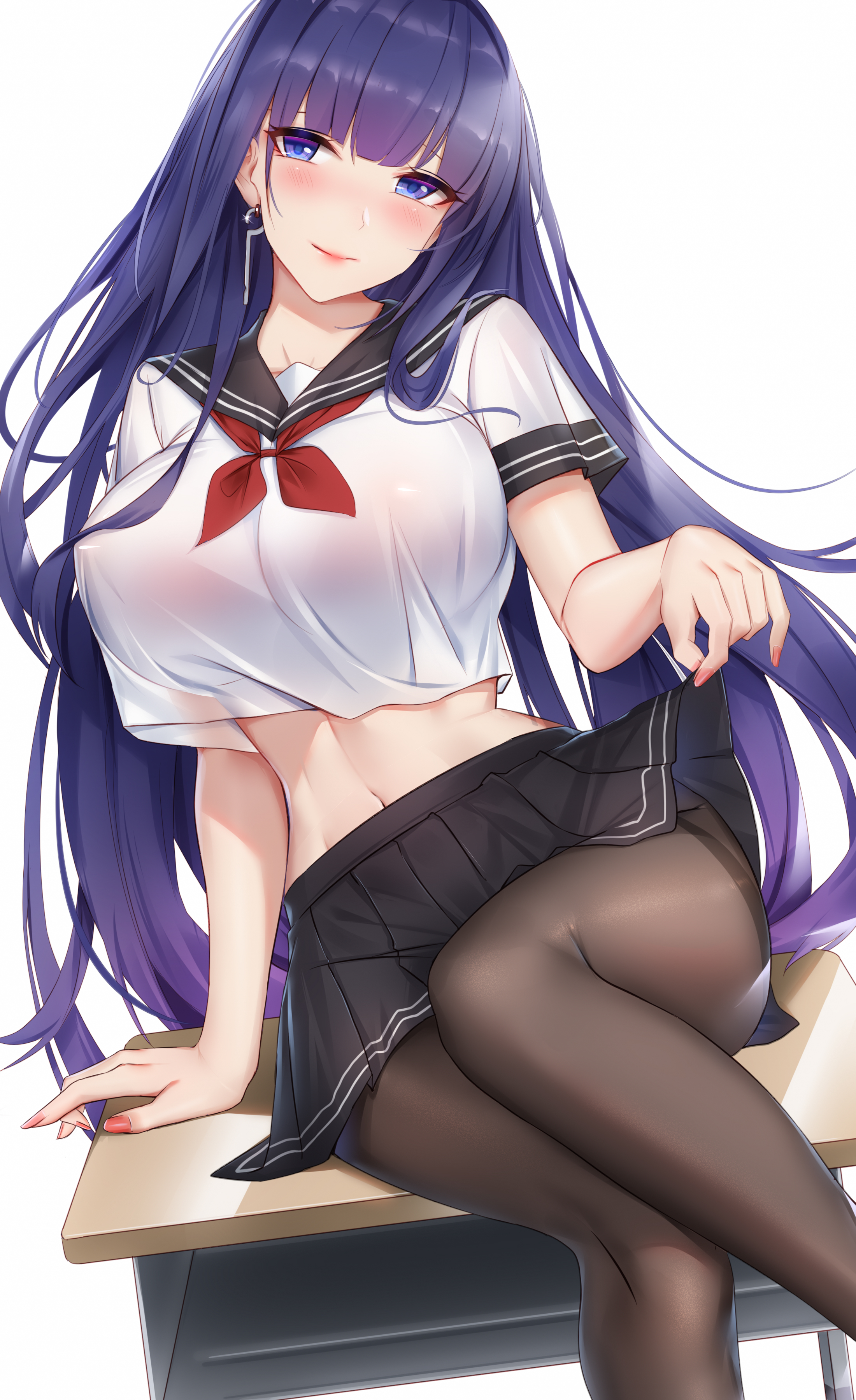【插画美图】恶魔科学家 崩坏3 雷电芽衣同人插画特辑 P站美图-第16张