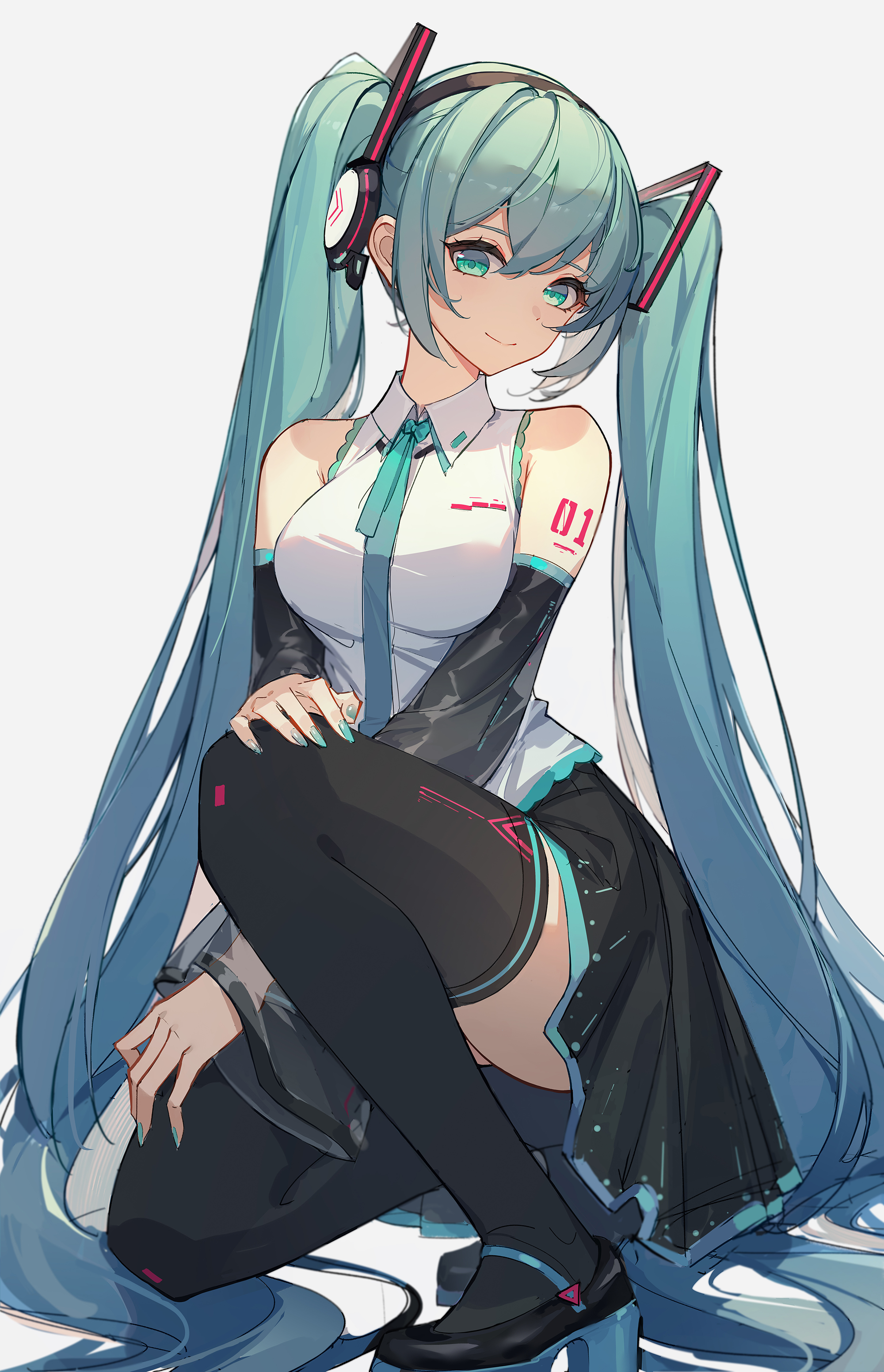 【插画美图】你的初音老婆、原神里的格蕾修、帕朵菲利斯 还有赛马娘米浴 插画壁纸特辑 P站美图-第10张