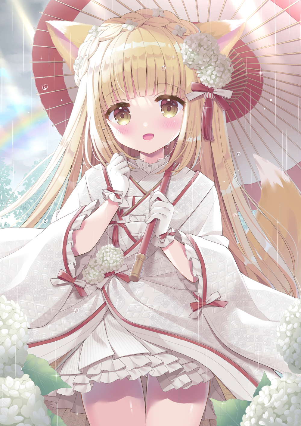 【插画美图】原神 椰羊甘雨 胡桃 双马尾兽耳少女 粉色系少女 插画特辑 P站美图-第1张