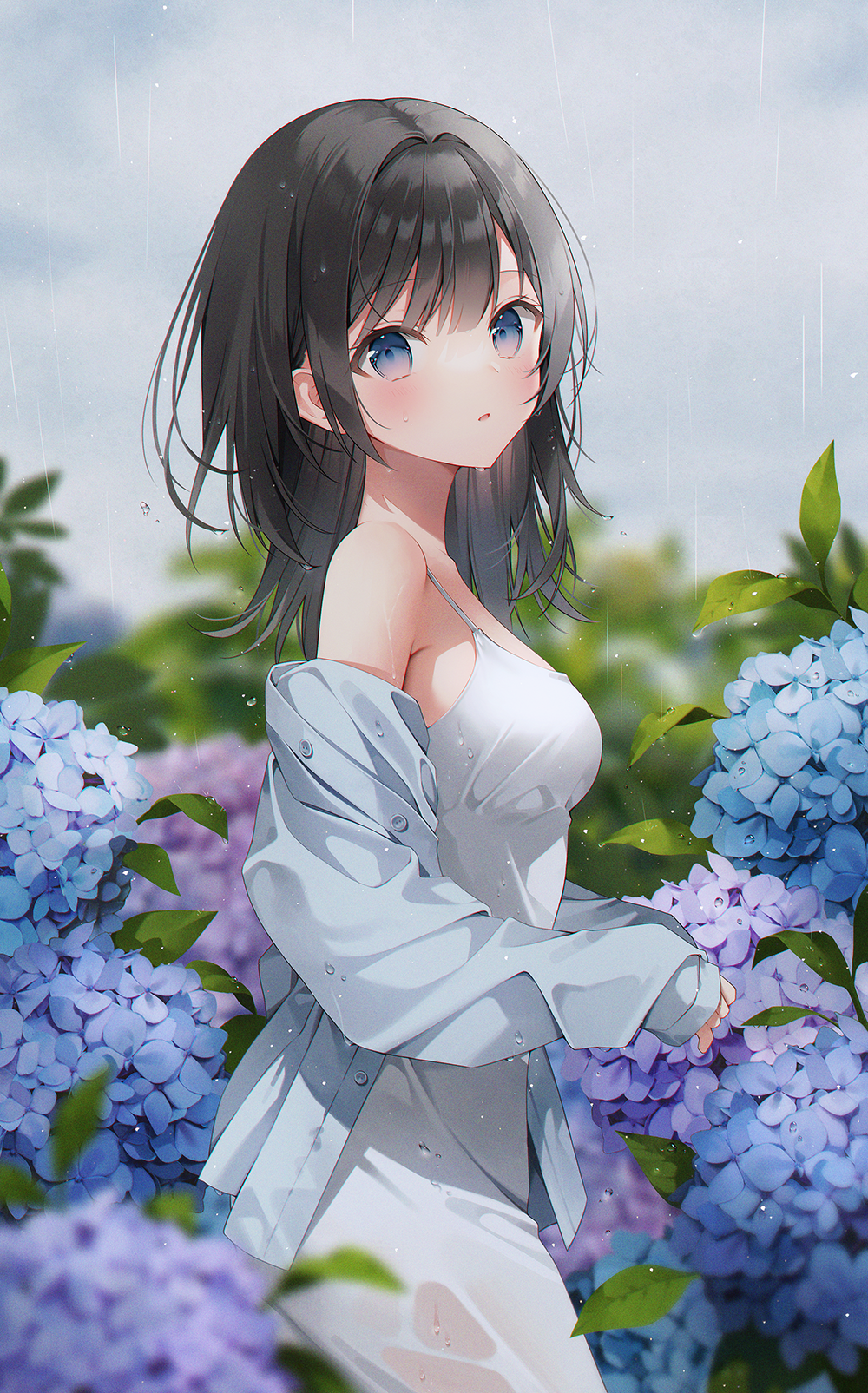 【插画美图】原神 椰羊甘雨 胡桃 双马尾兽耳少女 粉色系少女 插画特辑 P站美图-第10张