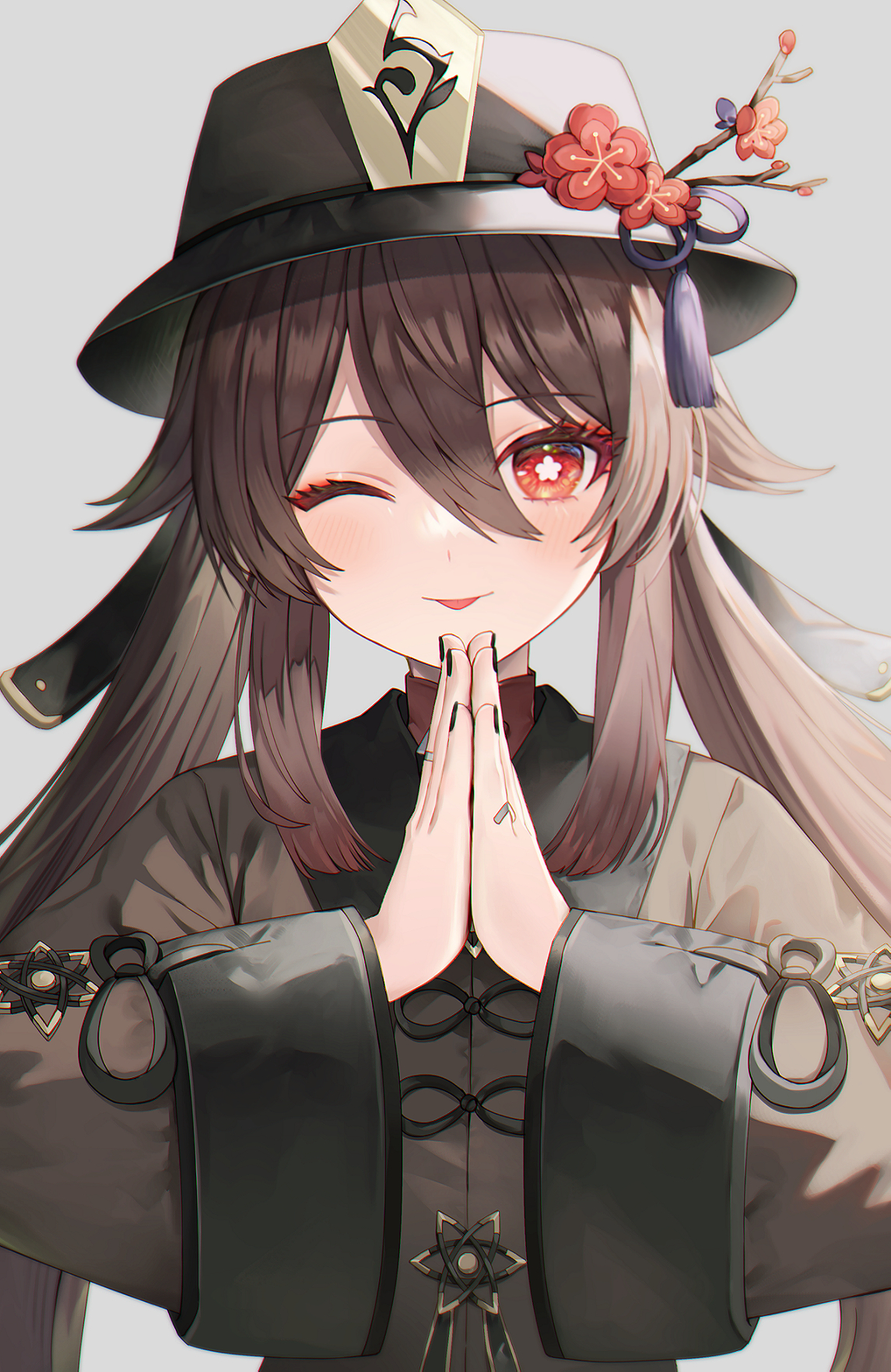 【插画美图】原神 椰羊甘雨 胡桃 双马尾兽耳少女 粉色系少女 插画特辑 P站美图-第12张