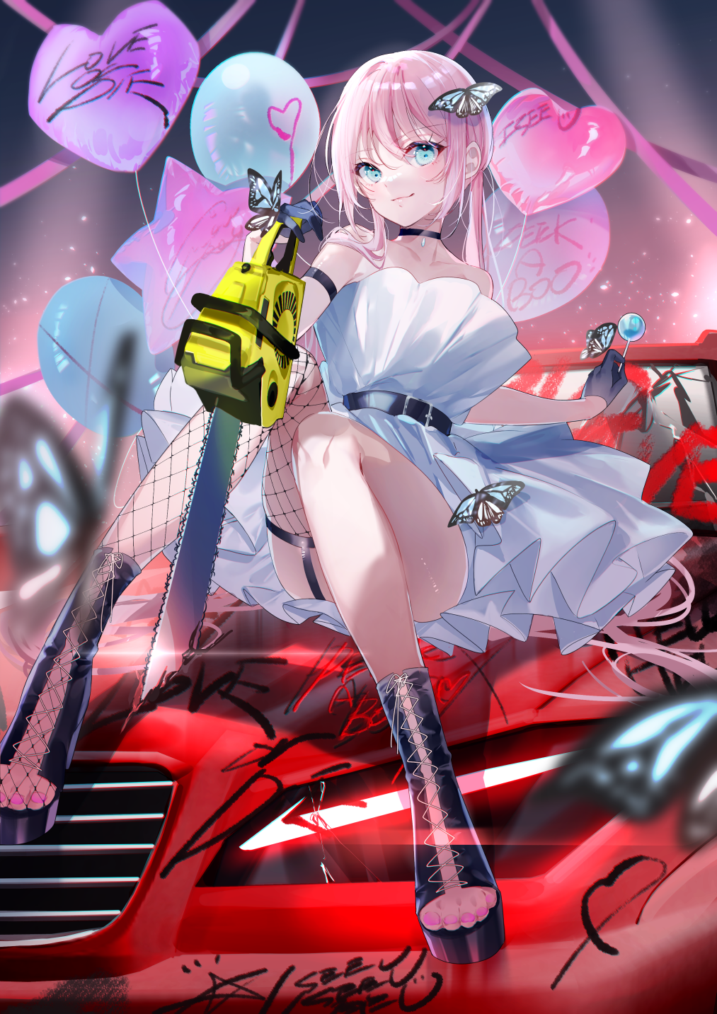 【插画美图】原神 椰羊甘雨 胡桃 双马尾兽耳少女 粉色系少女 插画特辑 P站美图-第14张