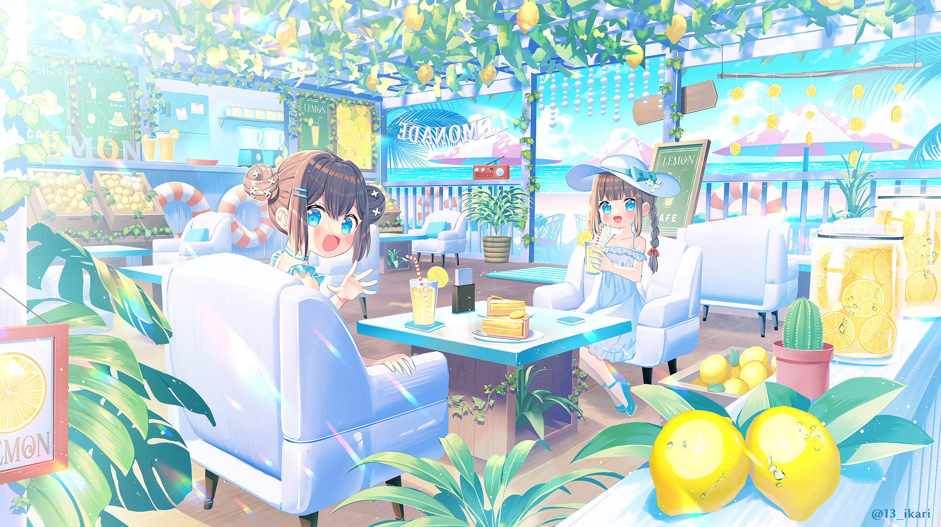 【插画美图】原神 椰羊甘雨 胡桃 双马尾兽耳少女 粉色系少女 插画特辑 P站美图-第16张