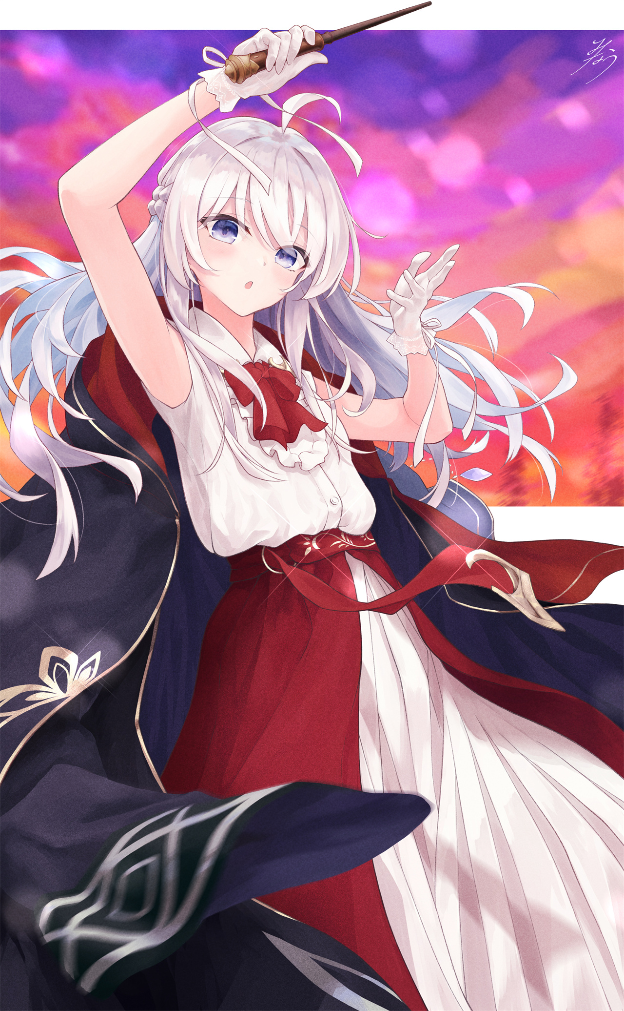 【插画美图】俏皮可爱的美少女 你也会魔法吗？ 魔女之旅 伊蕾娜同人插画特辑 P站美图-第1张