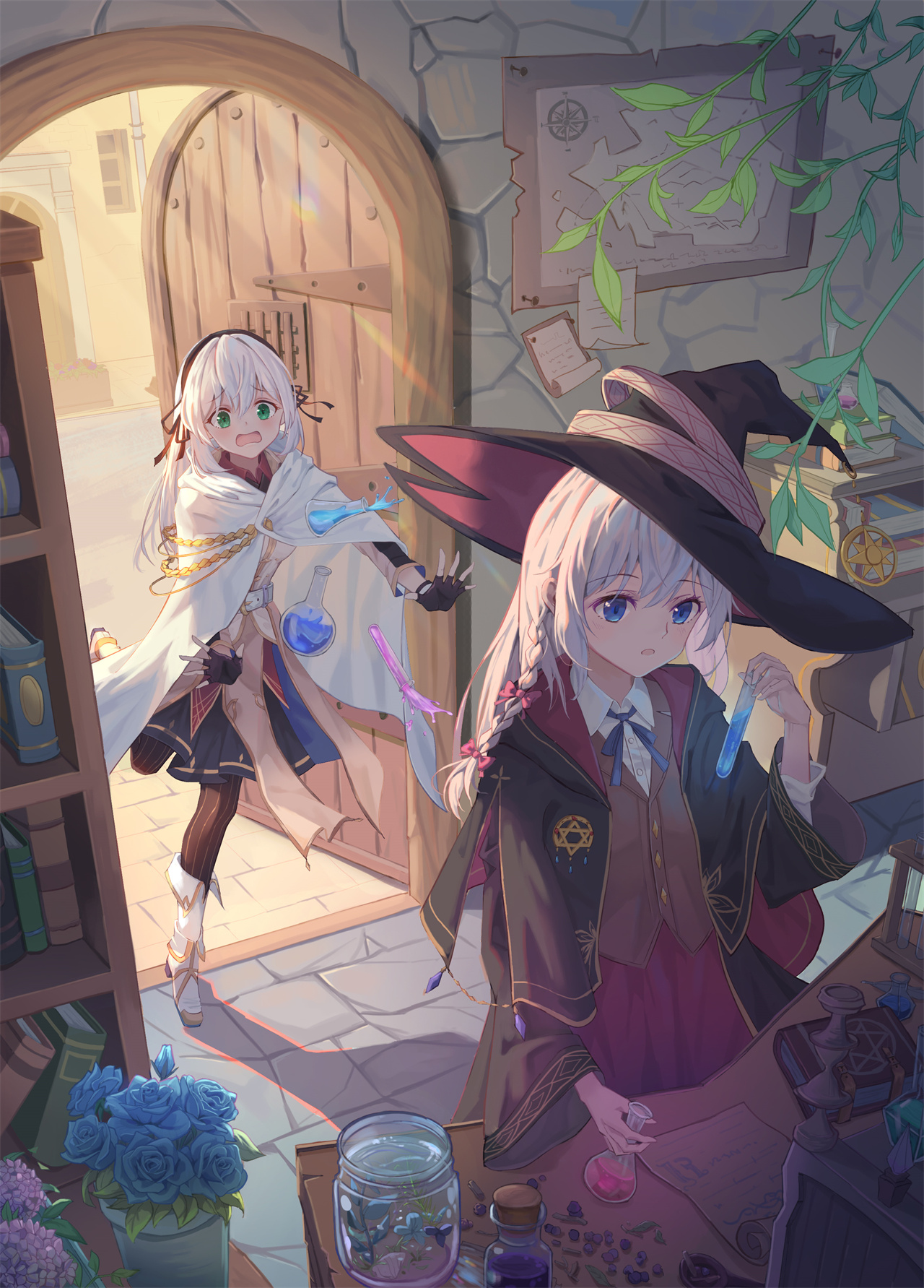 【插画美图】俏皮可爱的美少女 你也会魔法吗？ 魔女之旅 伊蕾娜同人插画特辑 P站美图-第5张