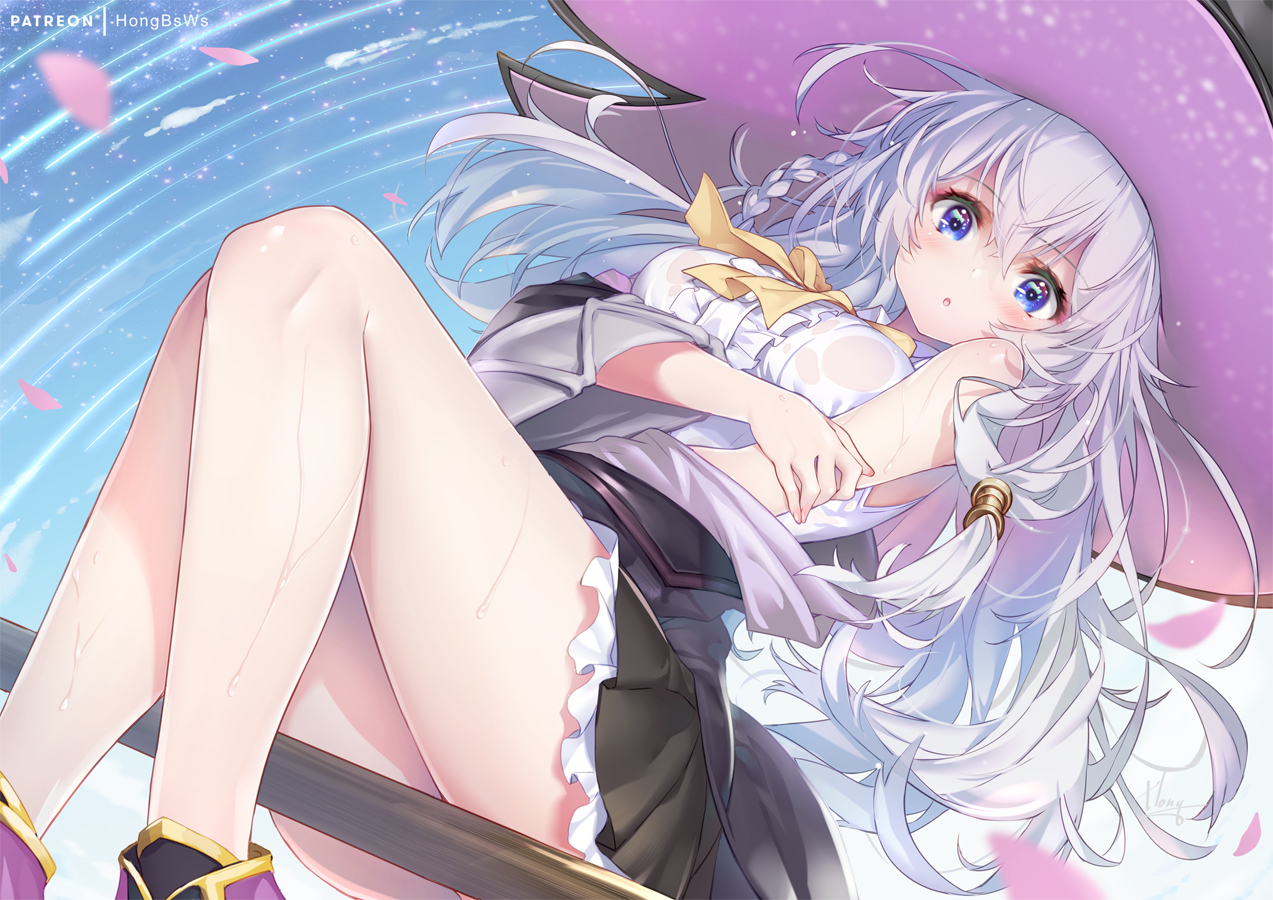 【插画美图】俏皮可爱的美少女 你也会魔法吗？ 魔女之旅 伊蕾娜同人插画特辑 P站美图-第9张