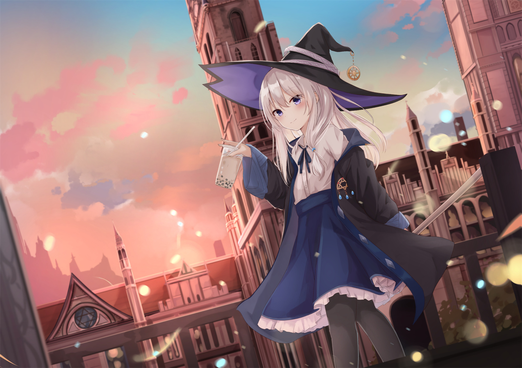 【插画美图】俏皮可爱的美少女 你也会魔法吗？ 魔女之旅 伊蕾娜同人插画特辑 P站美图-第10张