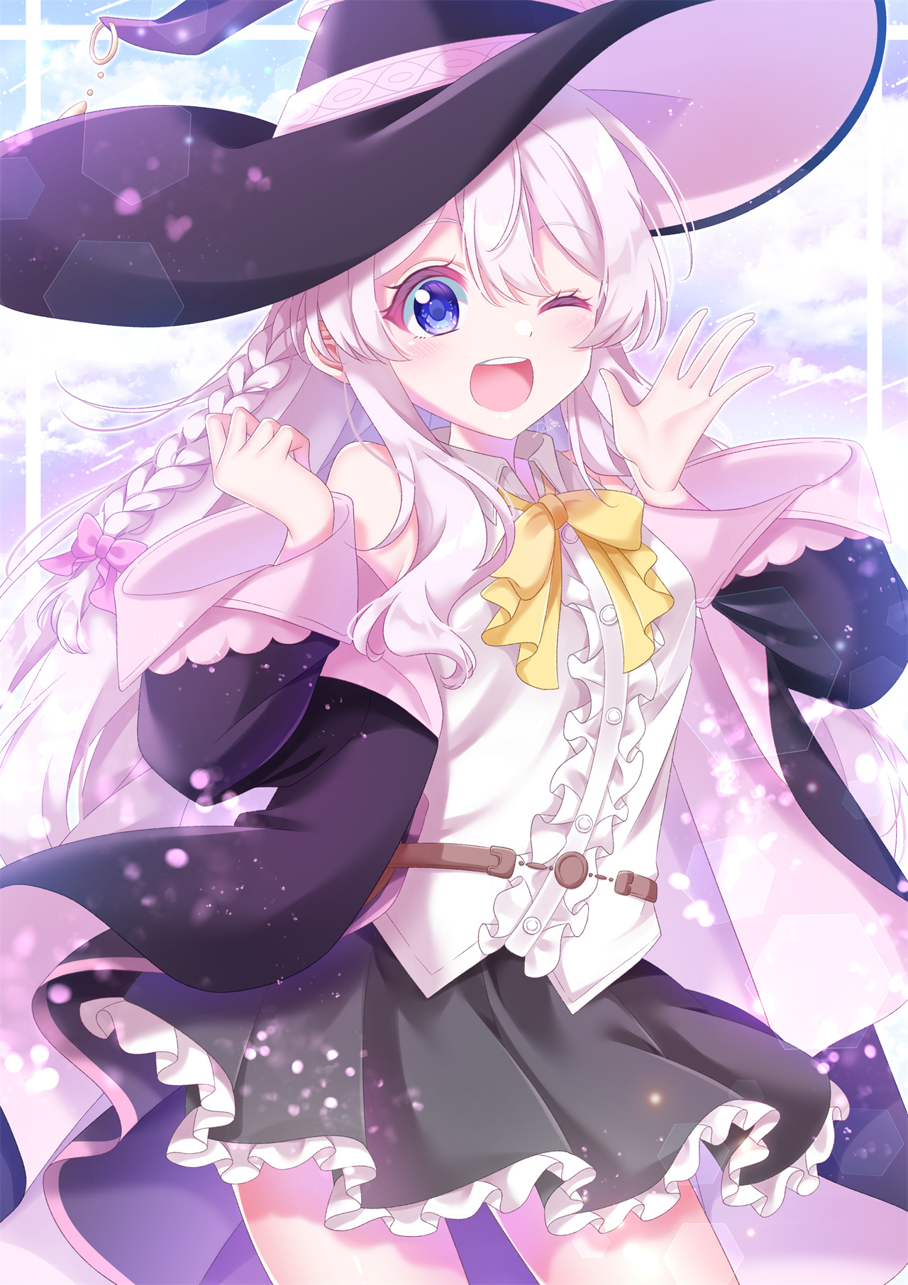 【插画美图】俏皮可爱的美少女 你也会魔法吗？ 魔女之旅 伊蕾娜同人插画特辑 P站美图-第12张