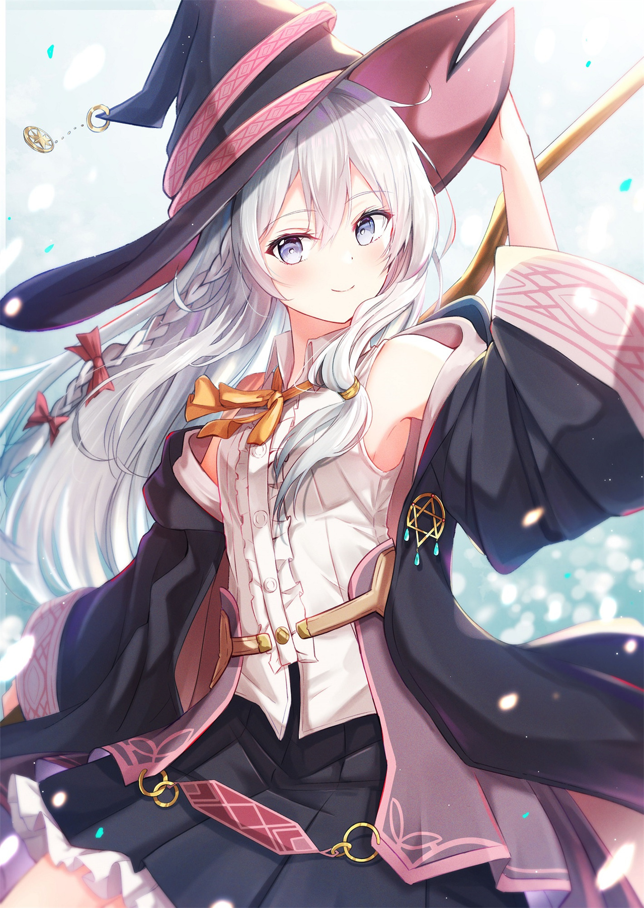 【插画美图】俏皮可爱的美少女 你也会魔法吗？ 魔女之旅 伊蕾娜同人插画特辑 P站美图-第13张