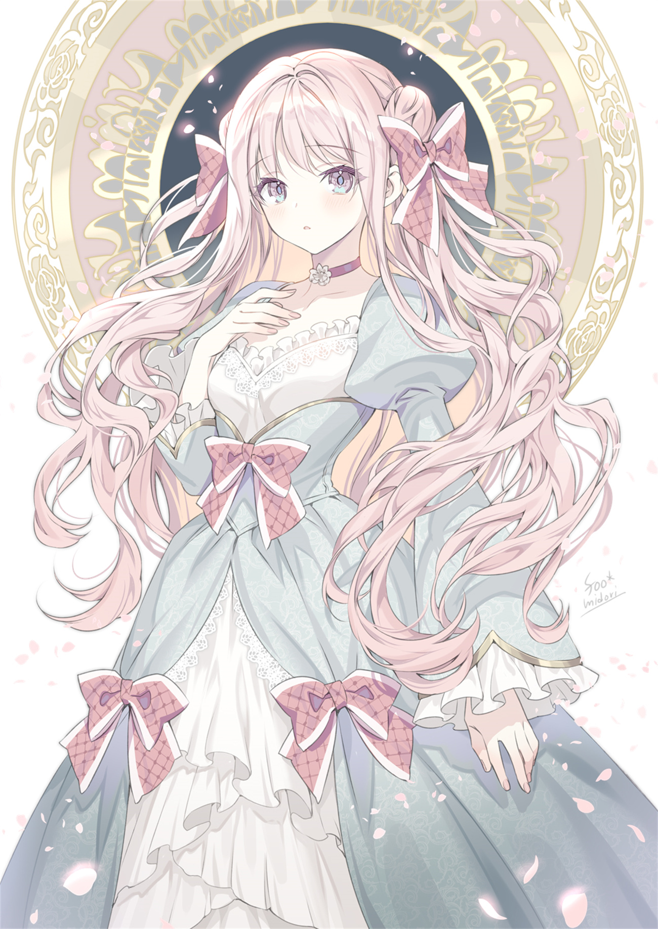 【插画美图】LOLITA少女 连衣裙 赛马娘 原神甘雨 JK制服美腿推荐 P站美图-第3张
