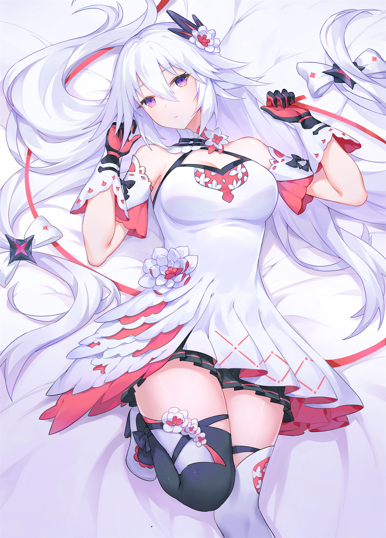 【插画美图】蓝天 白云 比基尼妹子 向日葵少女 夏日美图推荐 P站美图-第6张