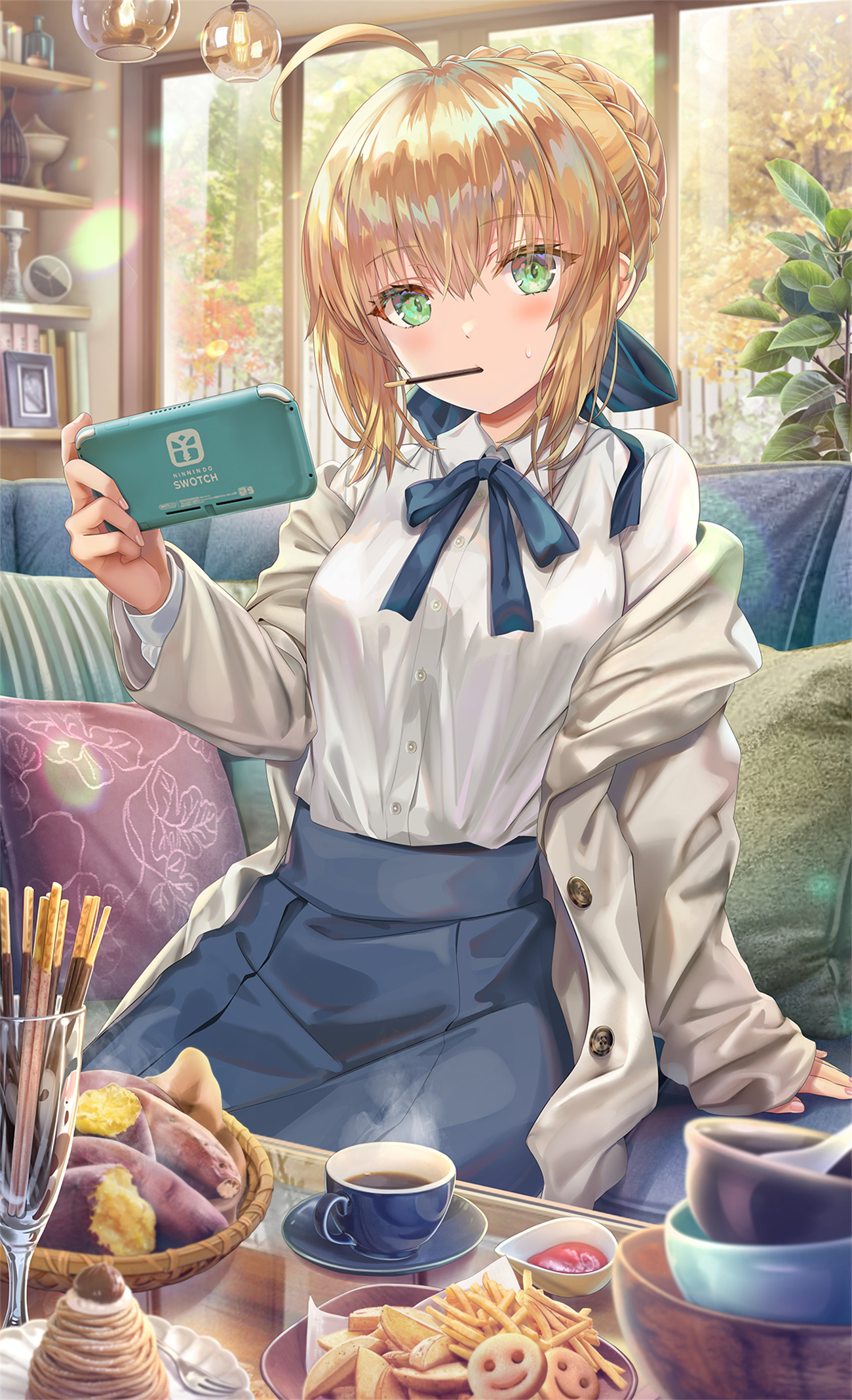 【插画美图】Fate/GrandOder 尼禄·克劳狄乌斯 Saber 黑贞德 冲田总司 伽摩 卡莲·奥尔黛西亚同人插画推荐 P站美图-第4张