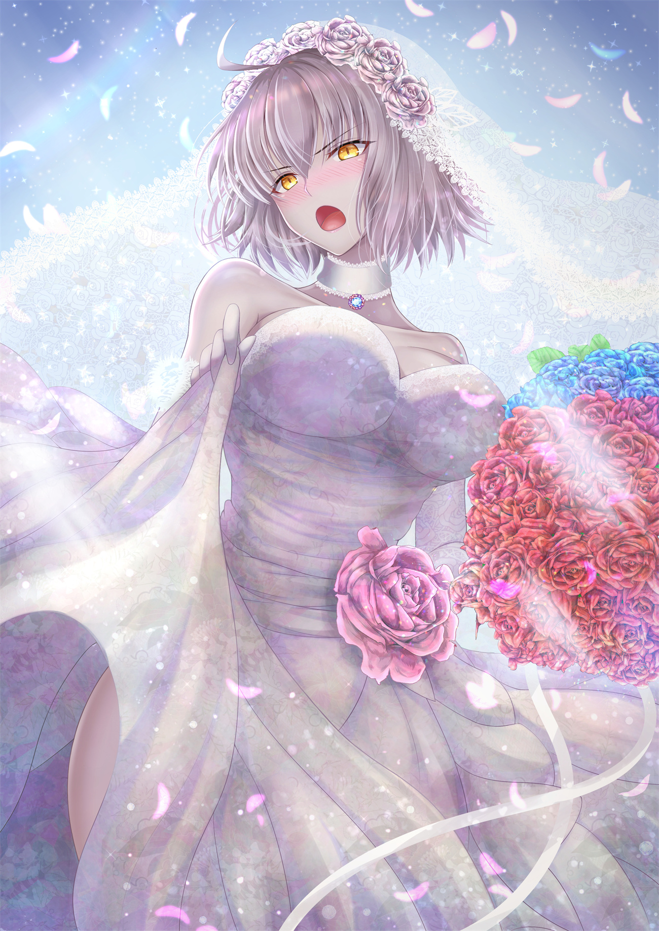 【插画美图】Fate/GrandOder 尼禄·克劳狄乌斯 Saber 黑贞德 冲田总司 伽摩 卡莲·奥尔黛西亚同人插画推荐 P站美图-第6张