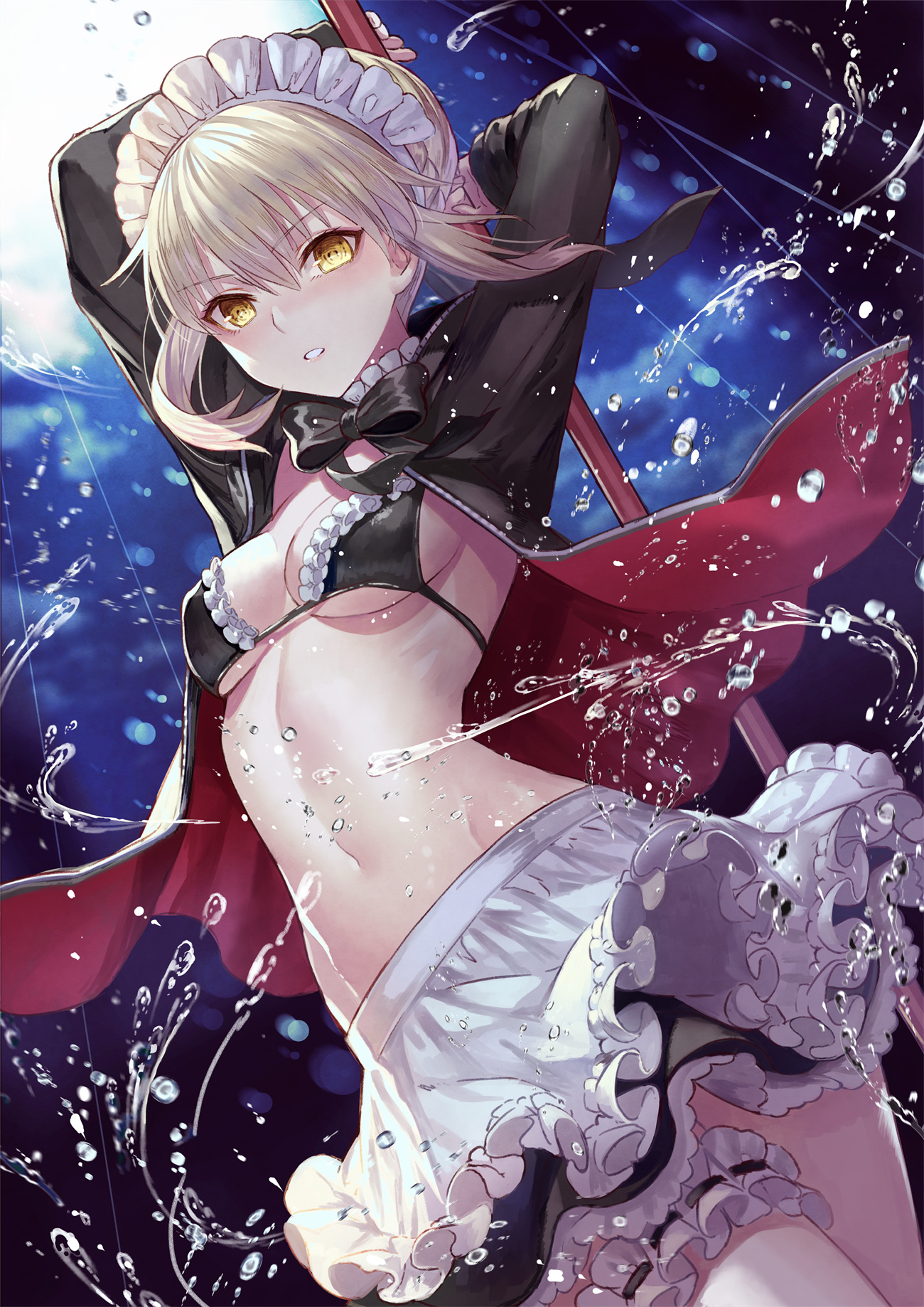 【插画美图】Fate/GrandOder 尼禄·克劳狄乌斯 Saber 黑贞德 冲田总司 伽摩 卡莲·奥尔黛西亚同人插画推荐 P站美图-第7张