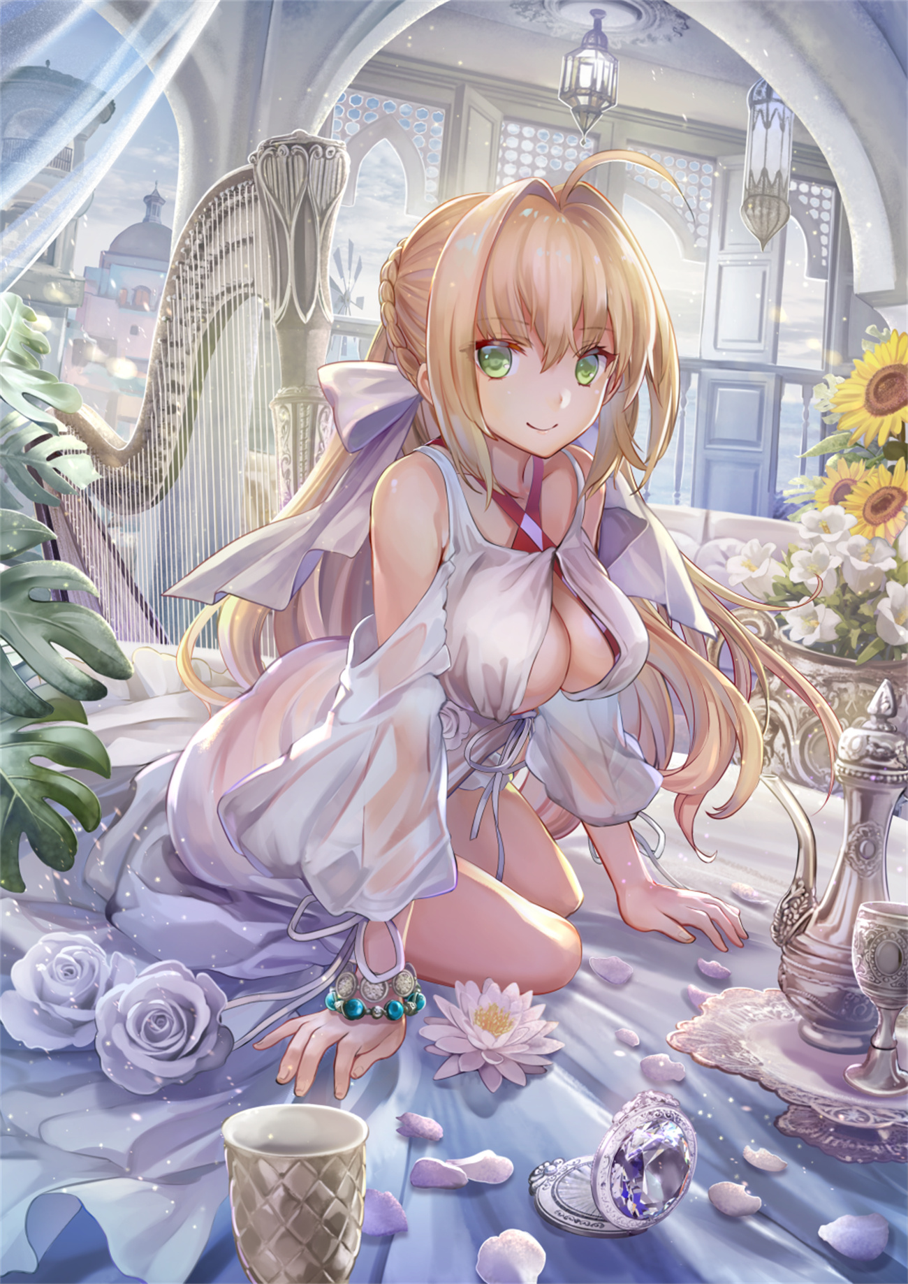 【插画美图】Fate/GrandOder 尼禄·克劳狄乌斯 Saber 黑贞德 冲田总司 伽摩 卡莲·奥尔黛西亚同人插画推荐 P站美图-第11张