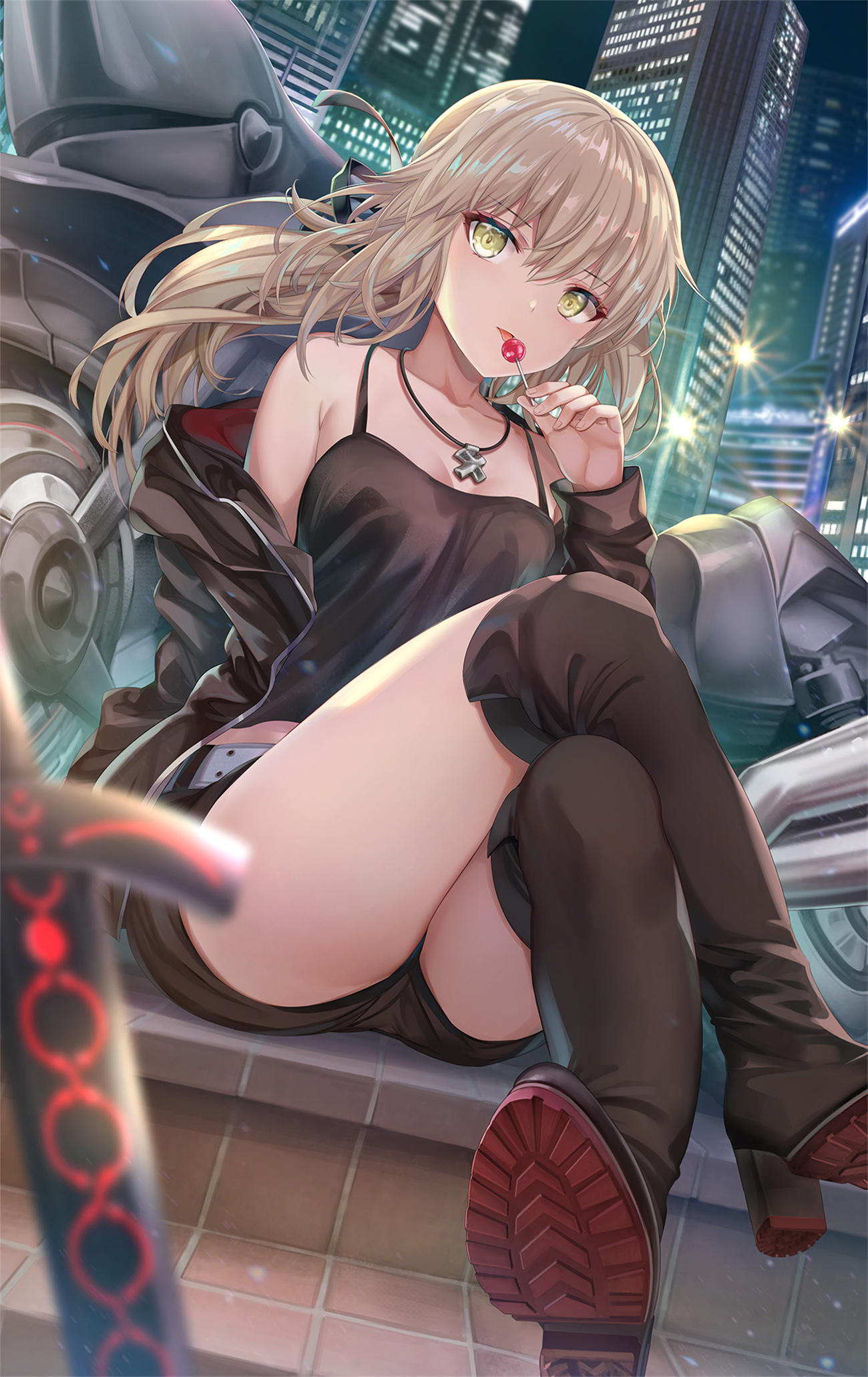 【插画美图】Fate/GrandOder 尼禄·克劳狄乌斯 Saber 黑贞德 冲田总司 伽摩 卡莲·奥尔黛西亚同人插画推荐 P站美图-第12张