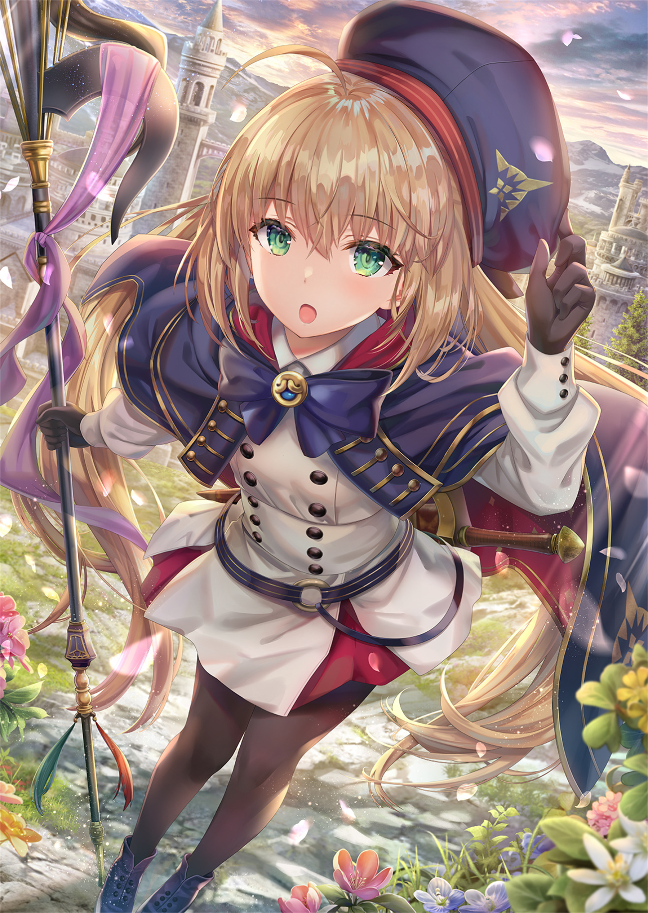 【插画美图】Fate/GrandOder 尼禄·克劳狄乌斯 Saber 黑贞德 冲田总司 伽摩 卡莲·奥尔黛西亚同人插画推荐 P站美图-第17张