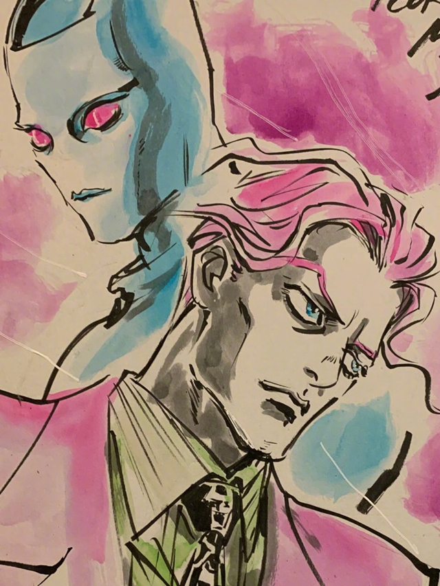 《JOJO的奇妙冒险》旧版作画监督公开最新《吉良吉影》角色图