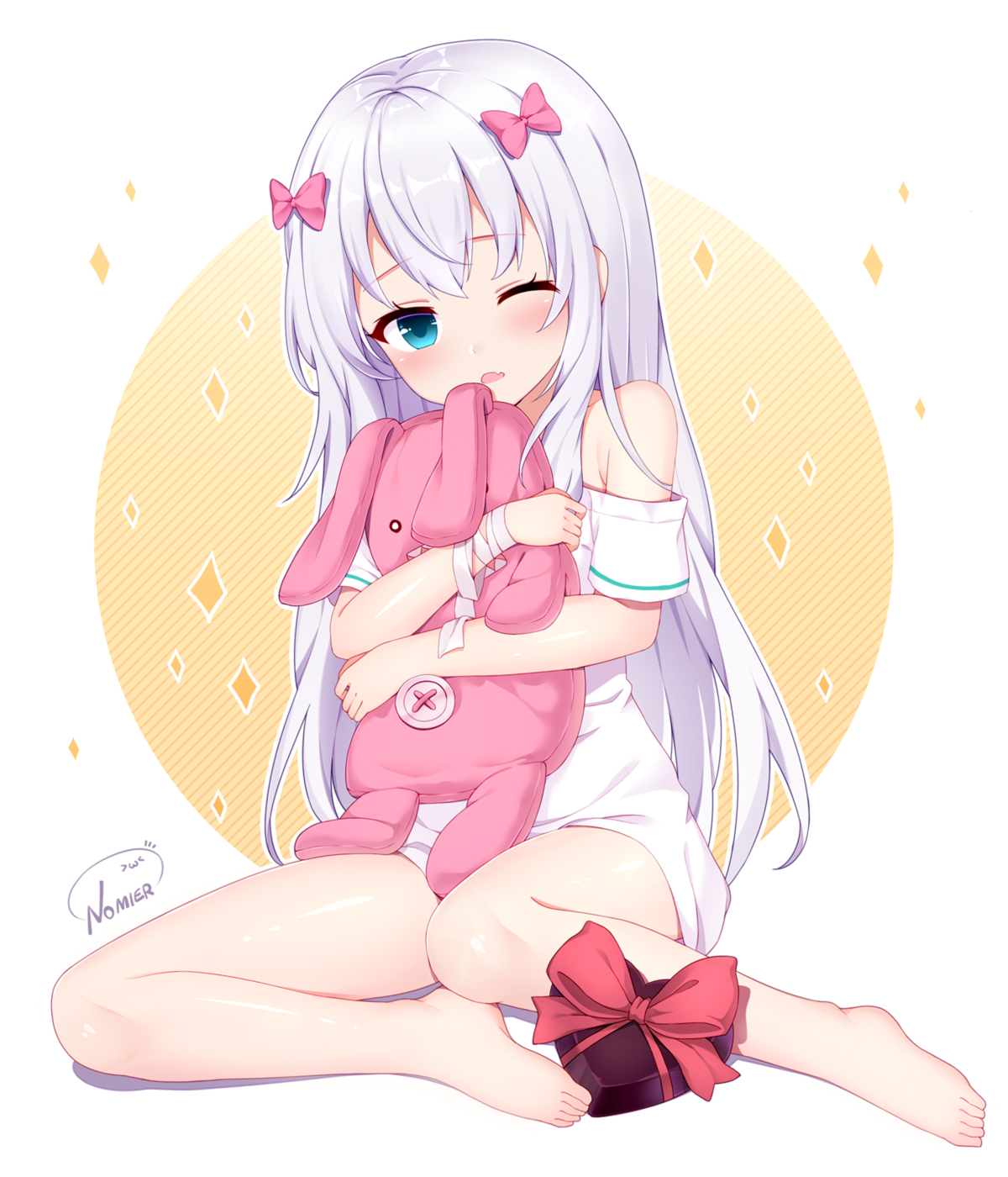【插画美图】银发萝莉插画家 埃罗芒阿老师 和泉纱雾同人角色插画特辑 P站美图-第7张