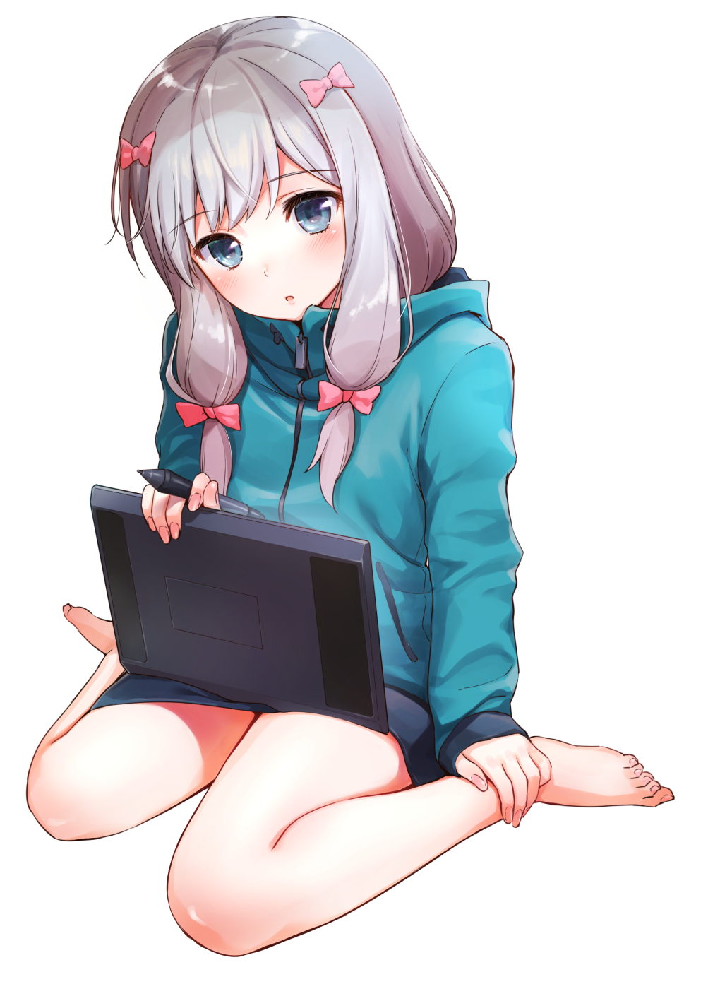 【插画美图】银发萝莉插画家 埃罗芒阿老师 和泉纱雾同人角色插画特辑 P站美图-第9张