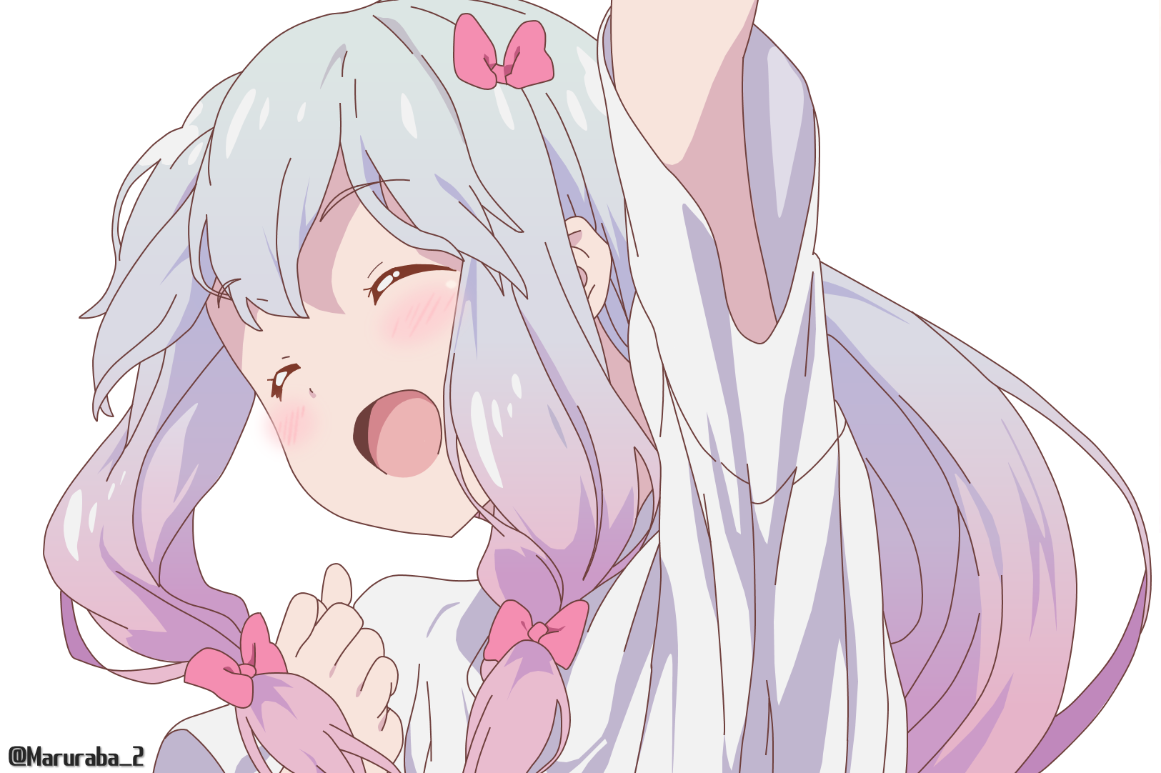 【插画美图】银发萝莉插画家 埃罗芒阿老师 和泉纱雾同人角色插画特辑 P站美图-第12张