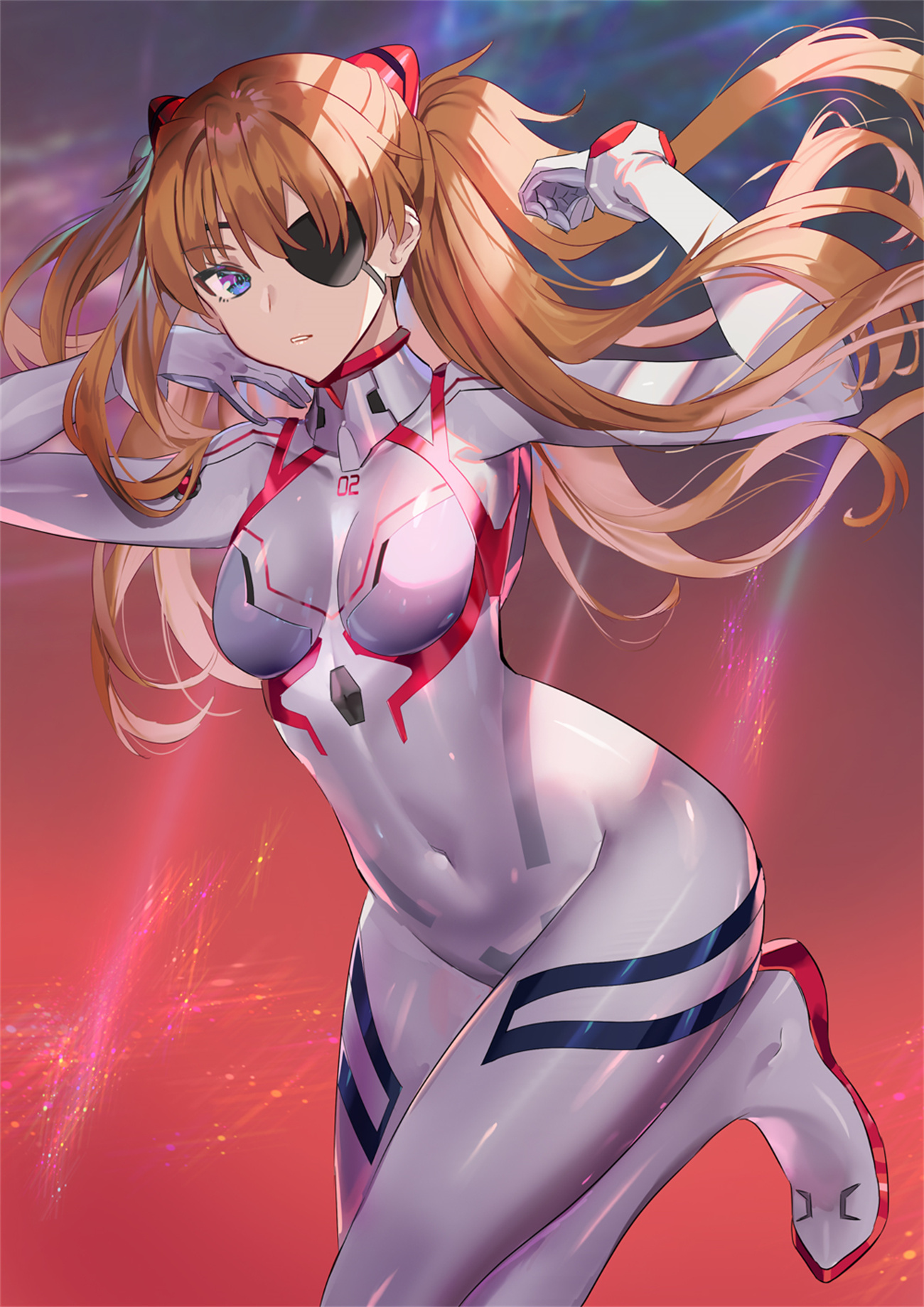 【插画美图】新世纪福音战士 三无少女 绫波丽和天才儿童明日香同人插画特辑 P站美图-第1张