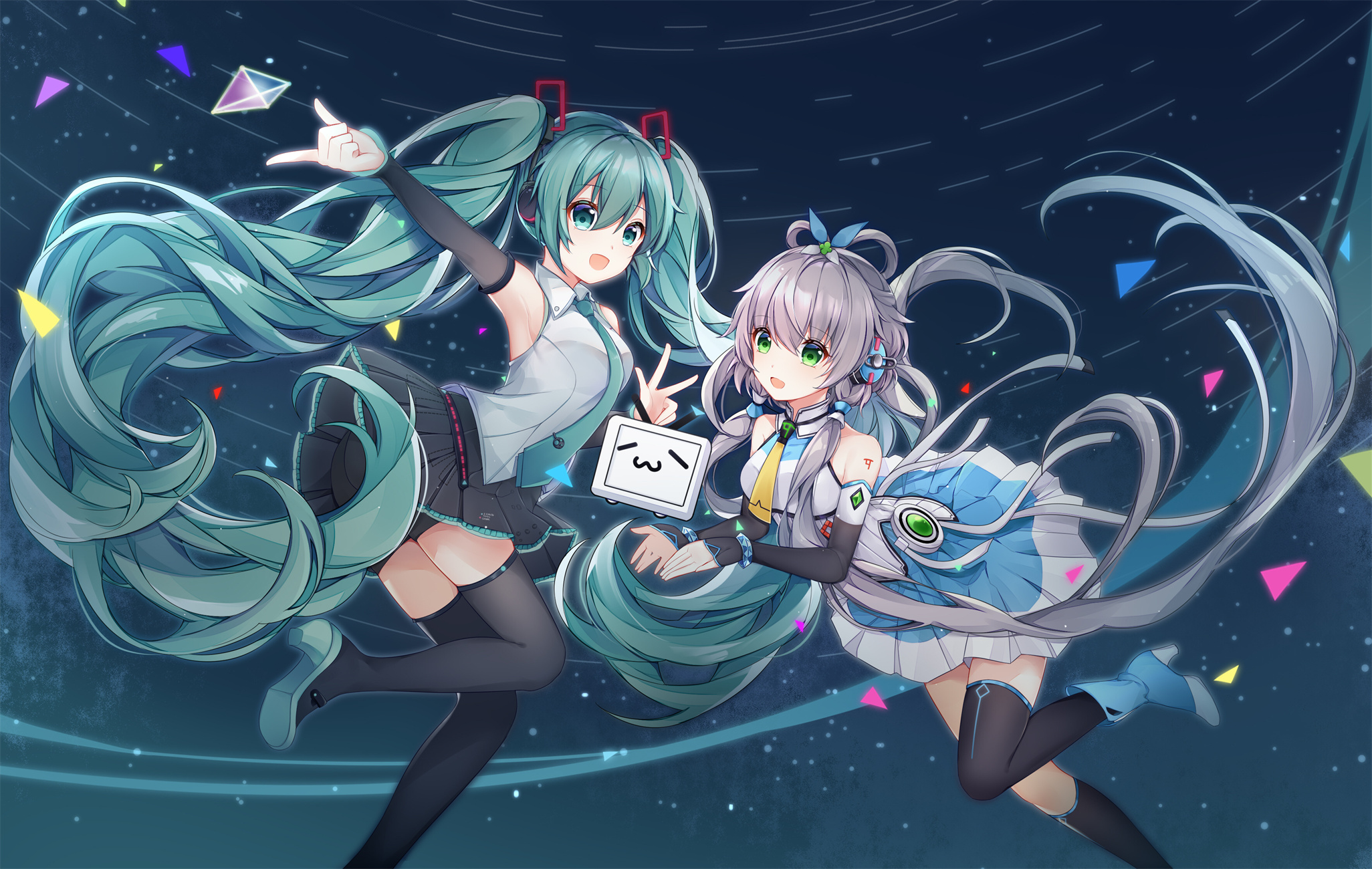 【插画美图】温柔细致的十五岁少女 洛天依同人插画特辑 P站美图-第4张