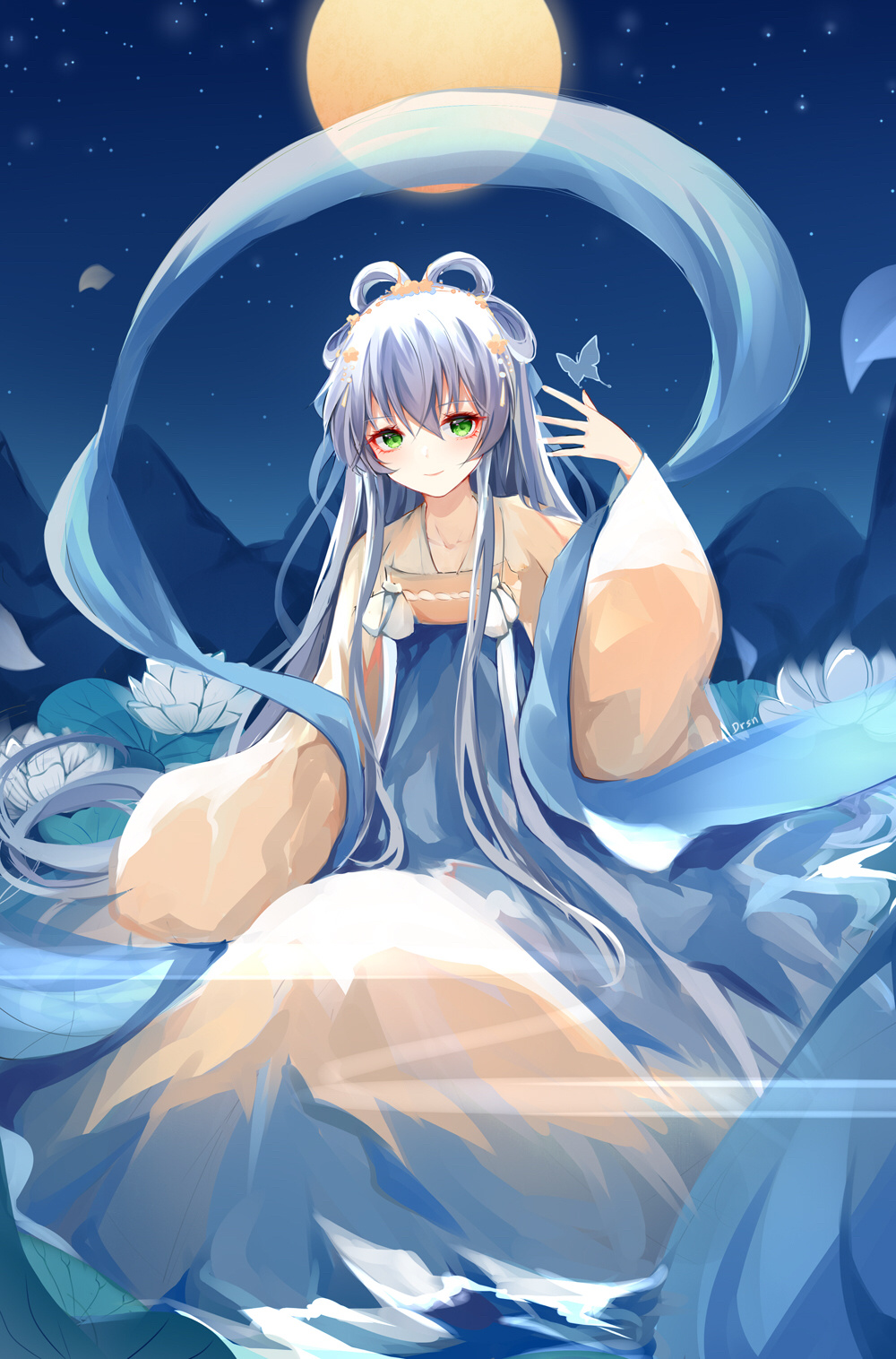 【插画美图】温柔细致的十五岁少女 洛天依同人插画特辑 P站美图-第5张