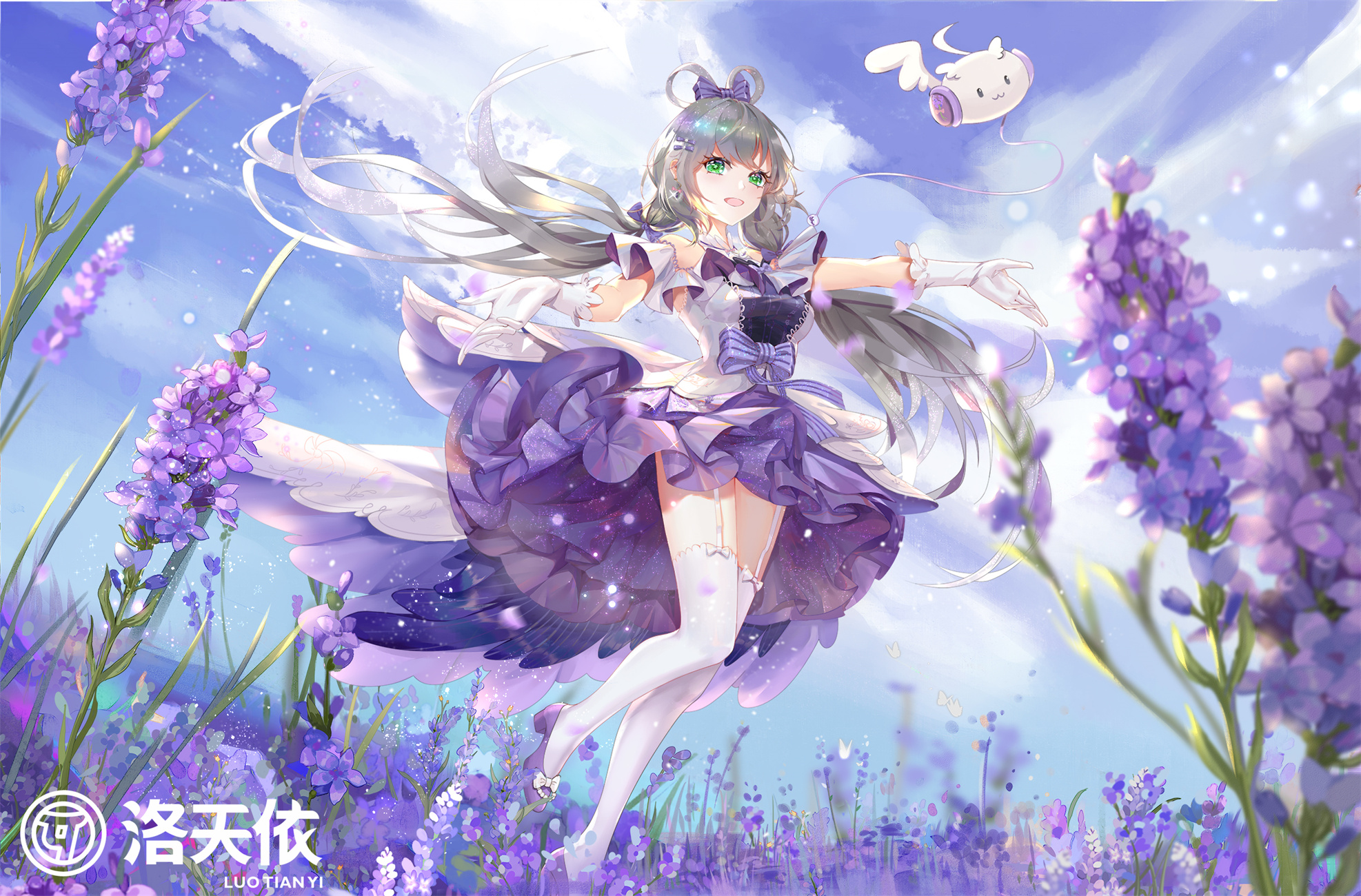 【插画美图】温柔细致的十五岁少女 洛天依同人插画特辑 P站美图-第6张